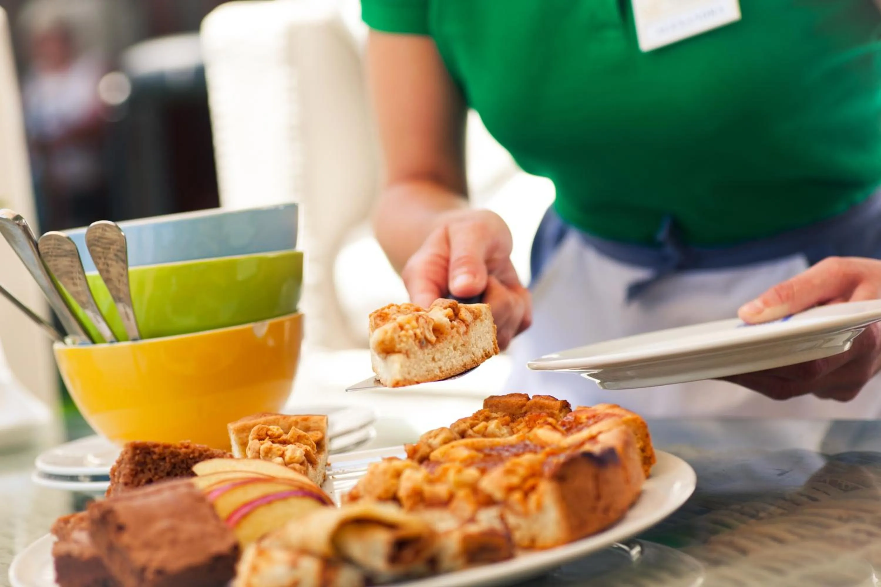 American breakfast in Irida Aegean View, Philian Hotels and Resorts