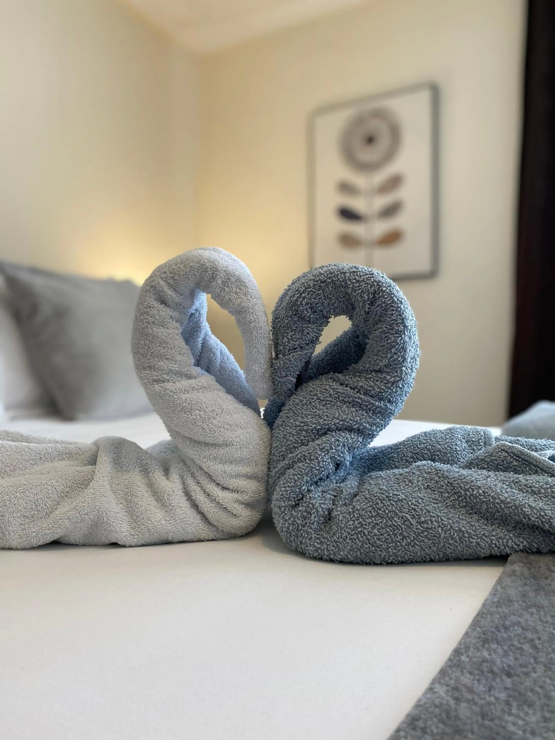 Bed in Old Palace Guest House