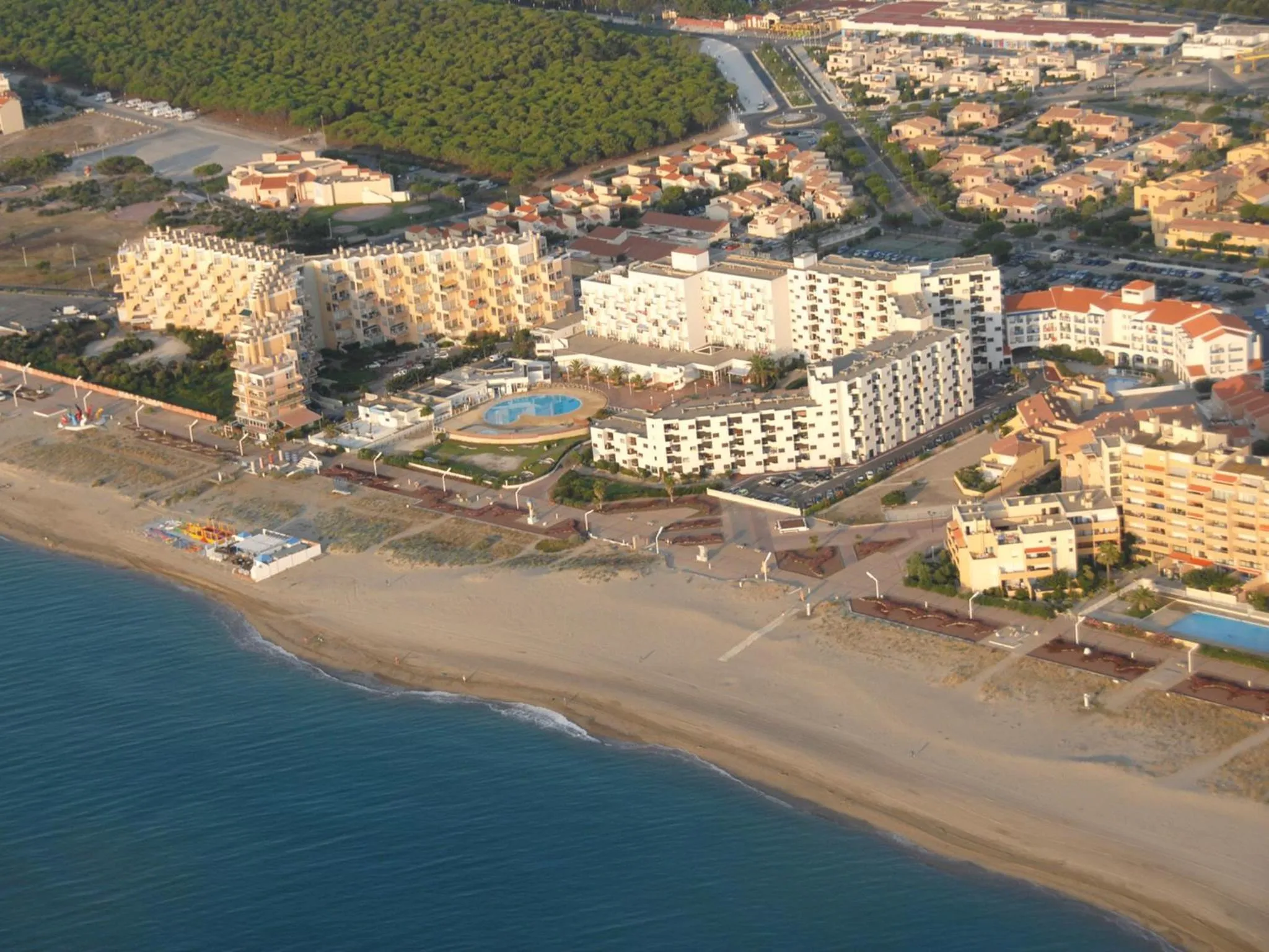 Bird's eye view in Lagrange Vacances Le Lydia Playa