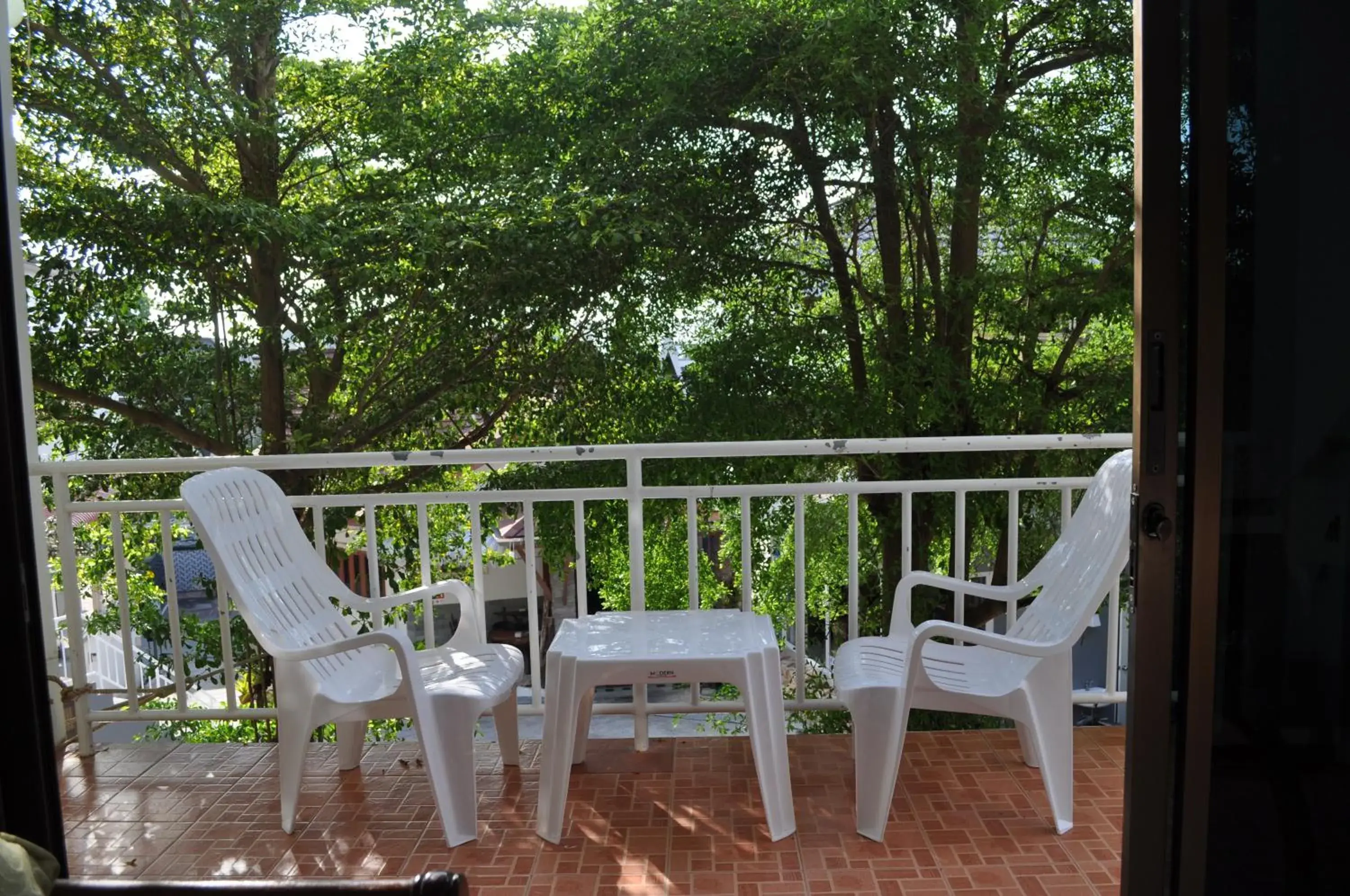 Standard Garden Double Bed with Balcony in Da Bungalows Standard Garden Double Bed with Balcony in Da Bungalows