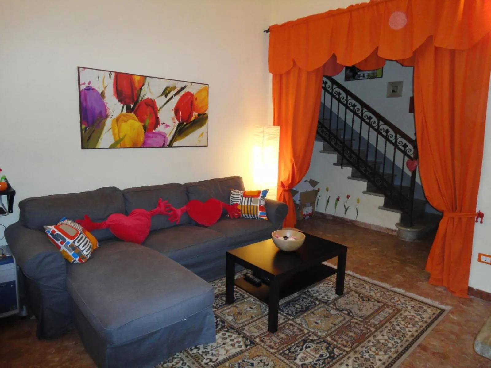 Living room in Hostel Pisa Tower