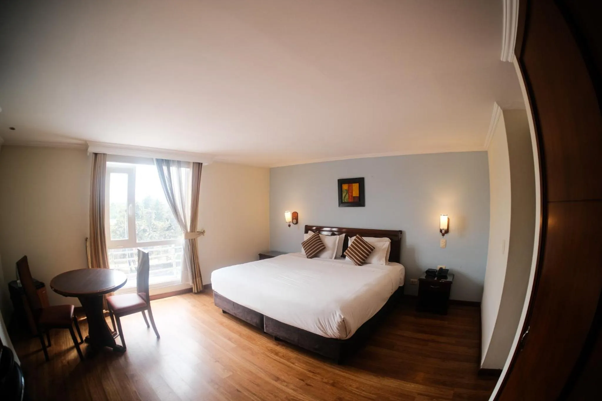 Bed in Hotel San Pablo