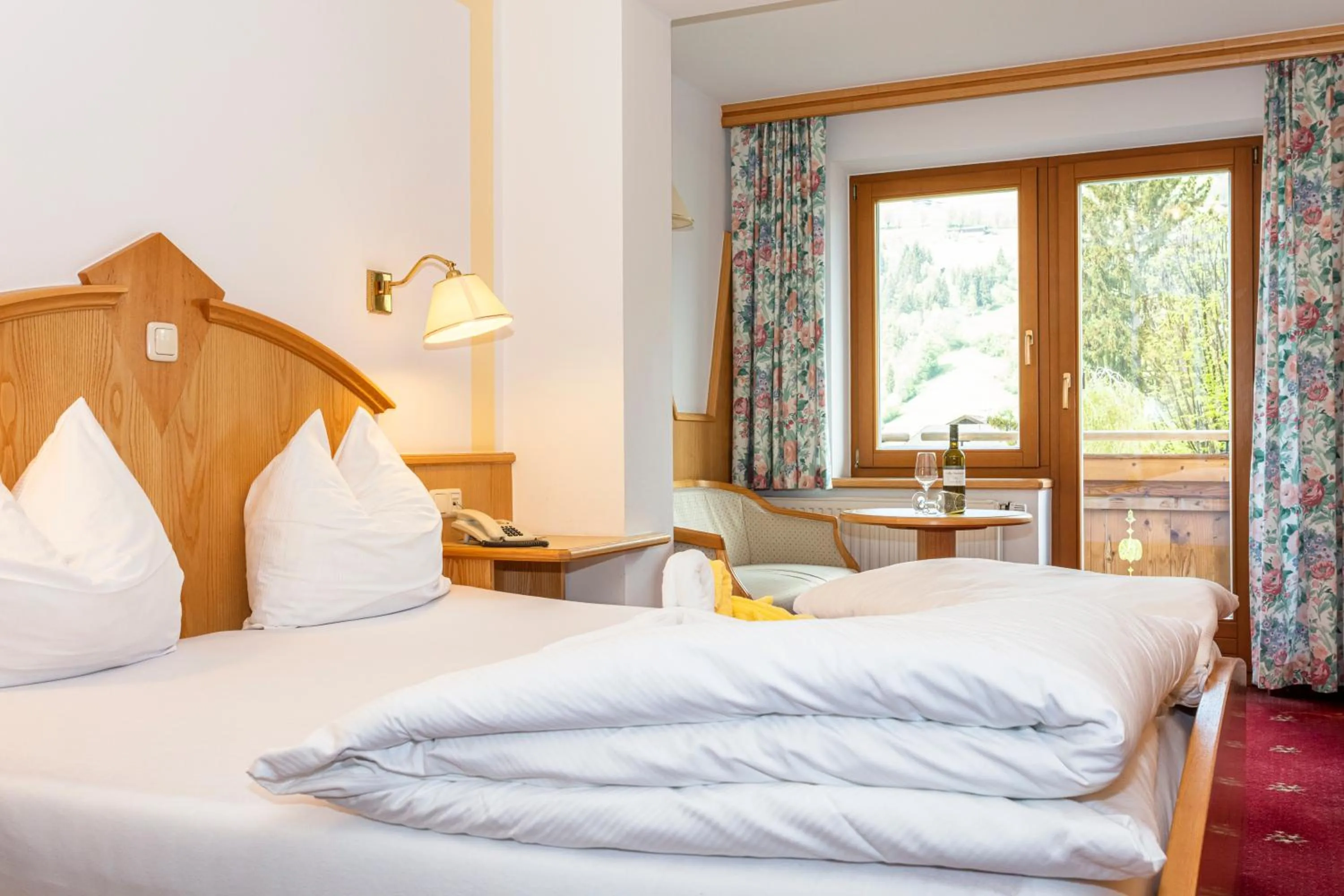 Bed in Hotel Bichlingerhof