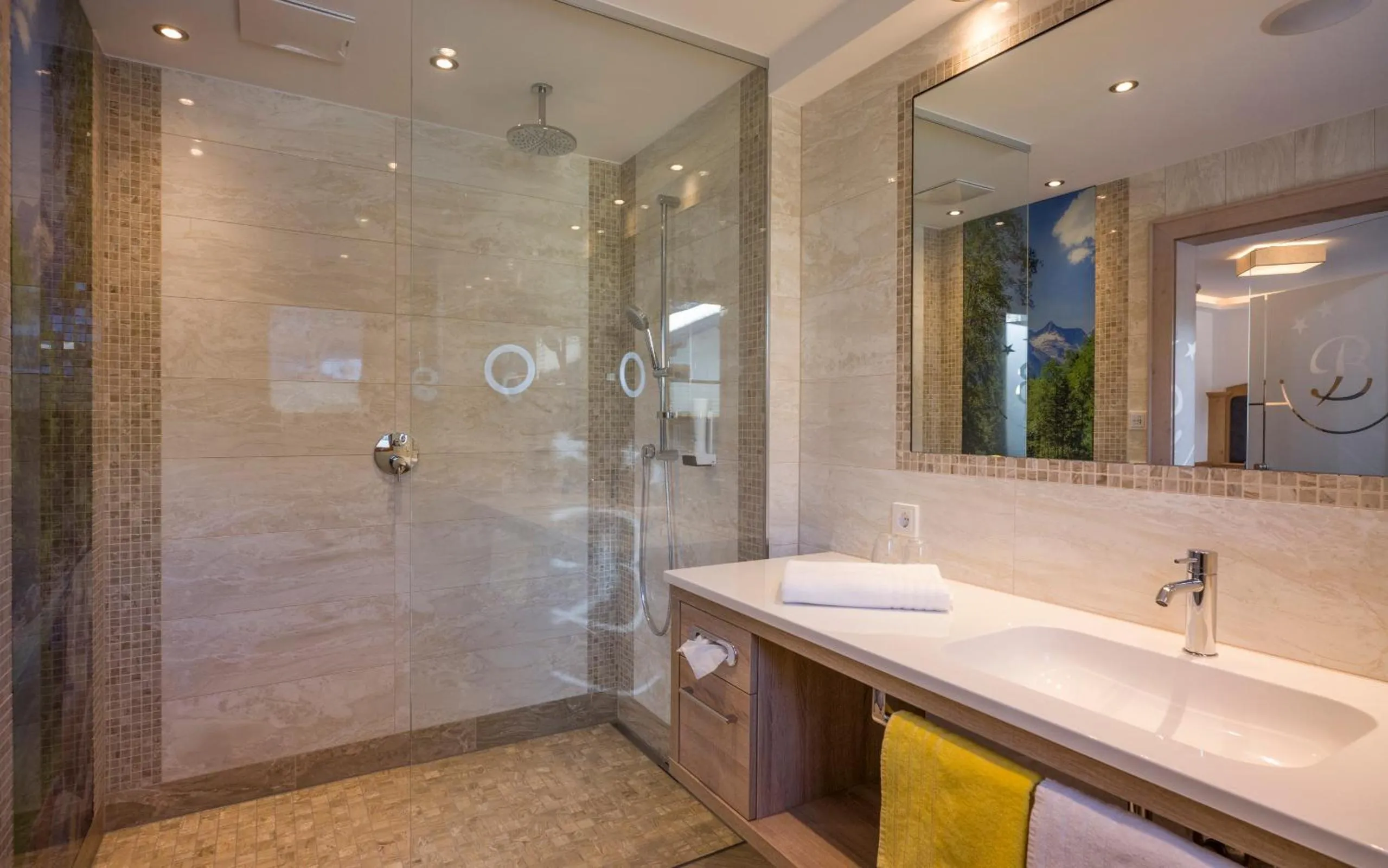 Shower in Hotel Bichlingerhof