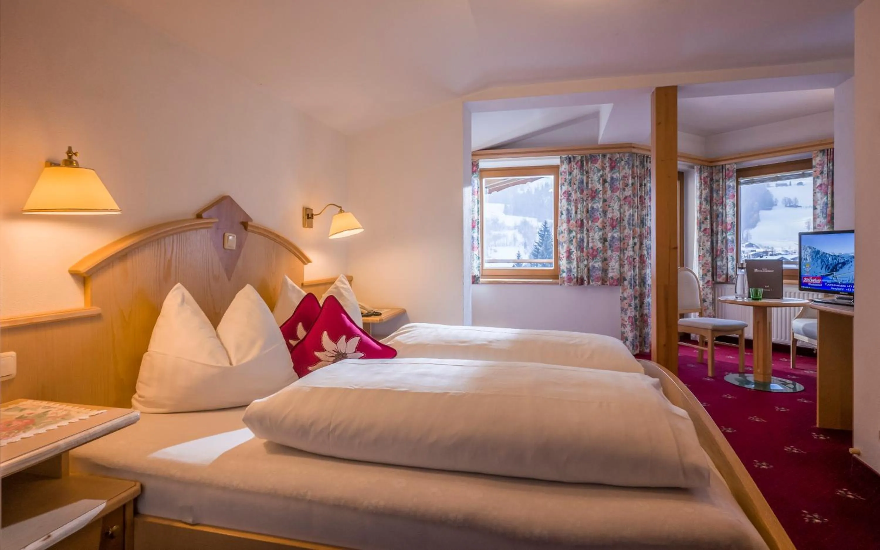 Bed in Hotel Bichlingerhof