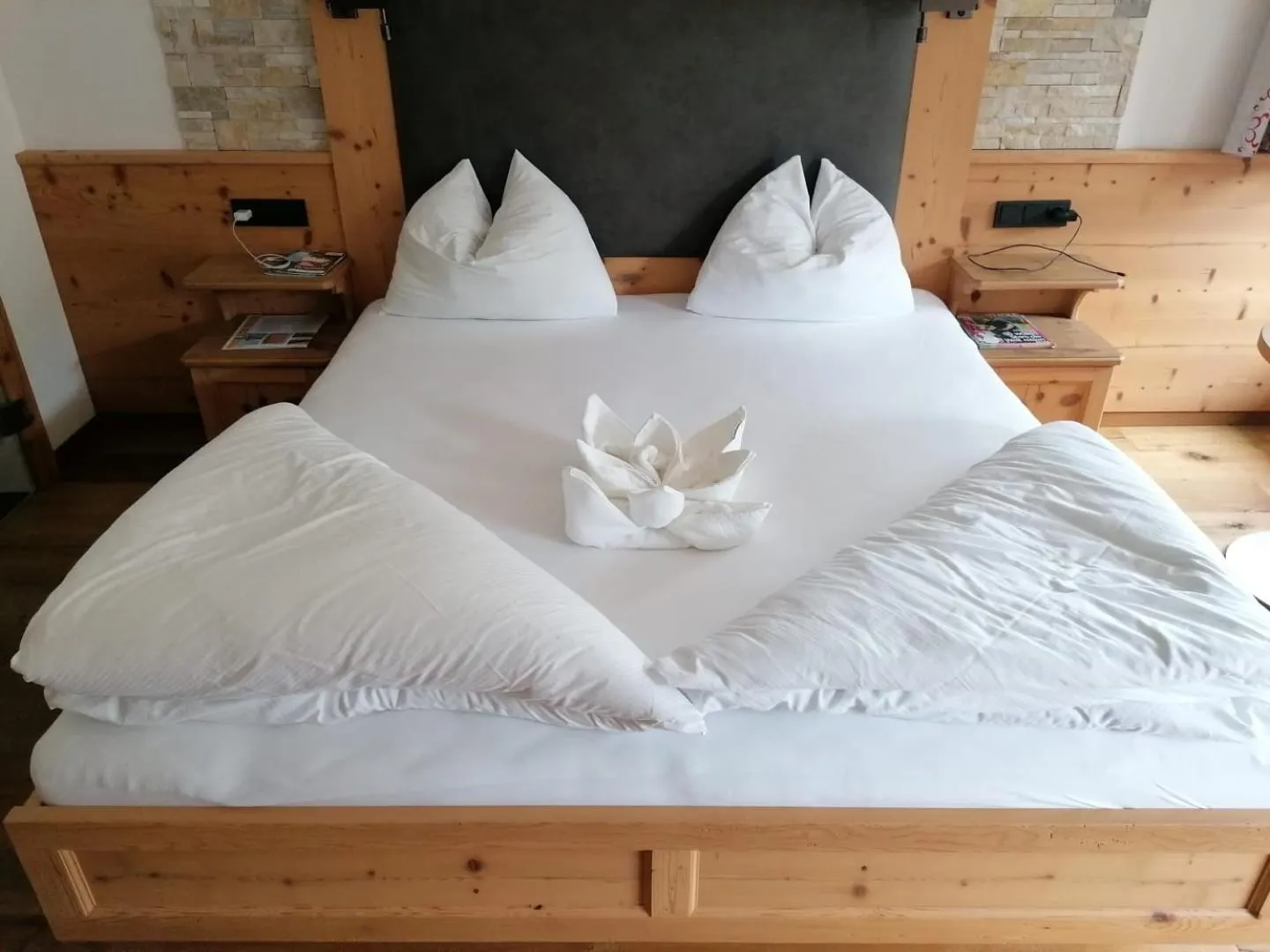 Bed in Hotel Bichlingerhof