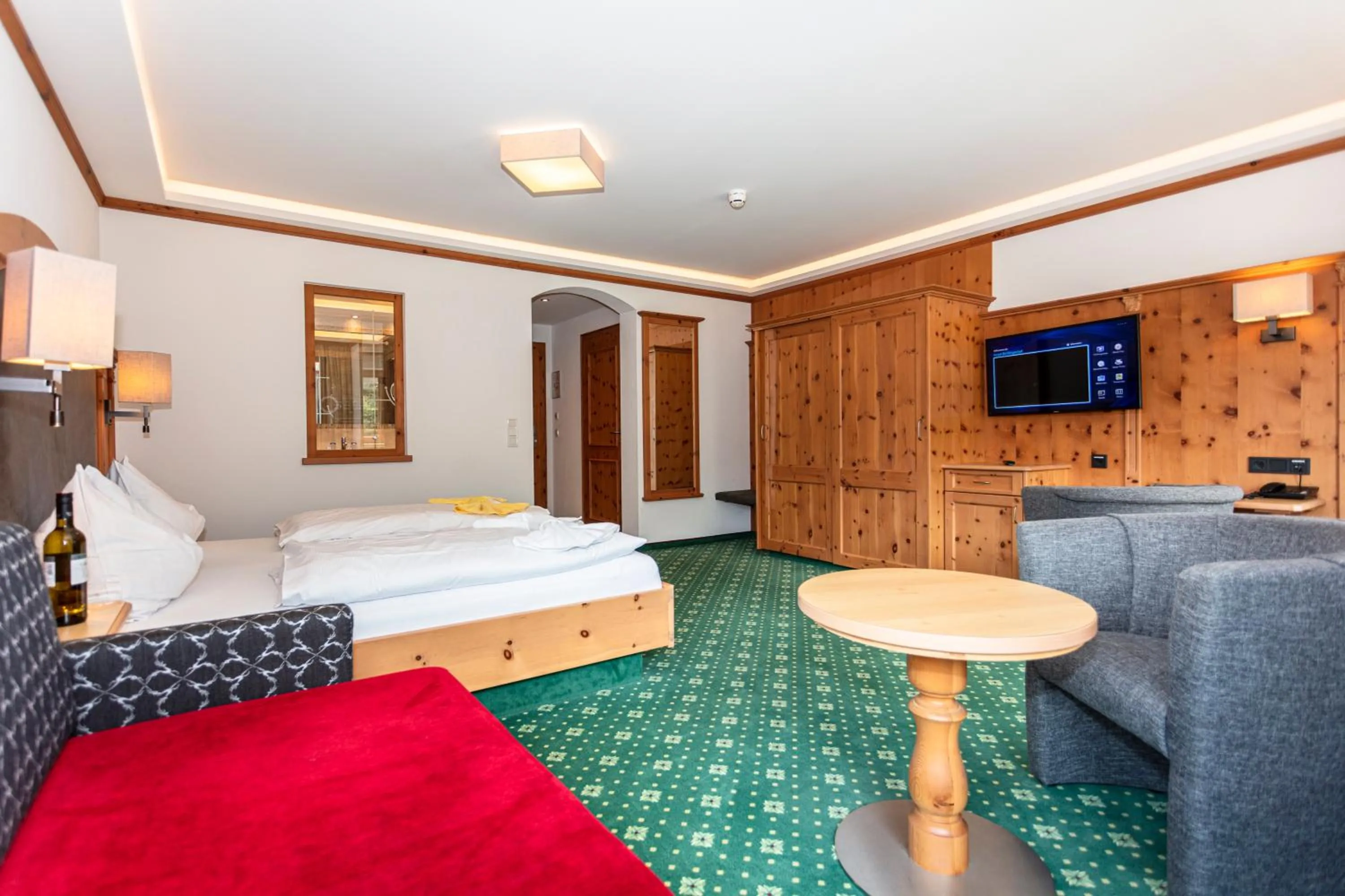 Bed in Hotel Bichlingerhof