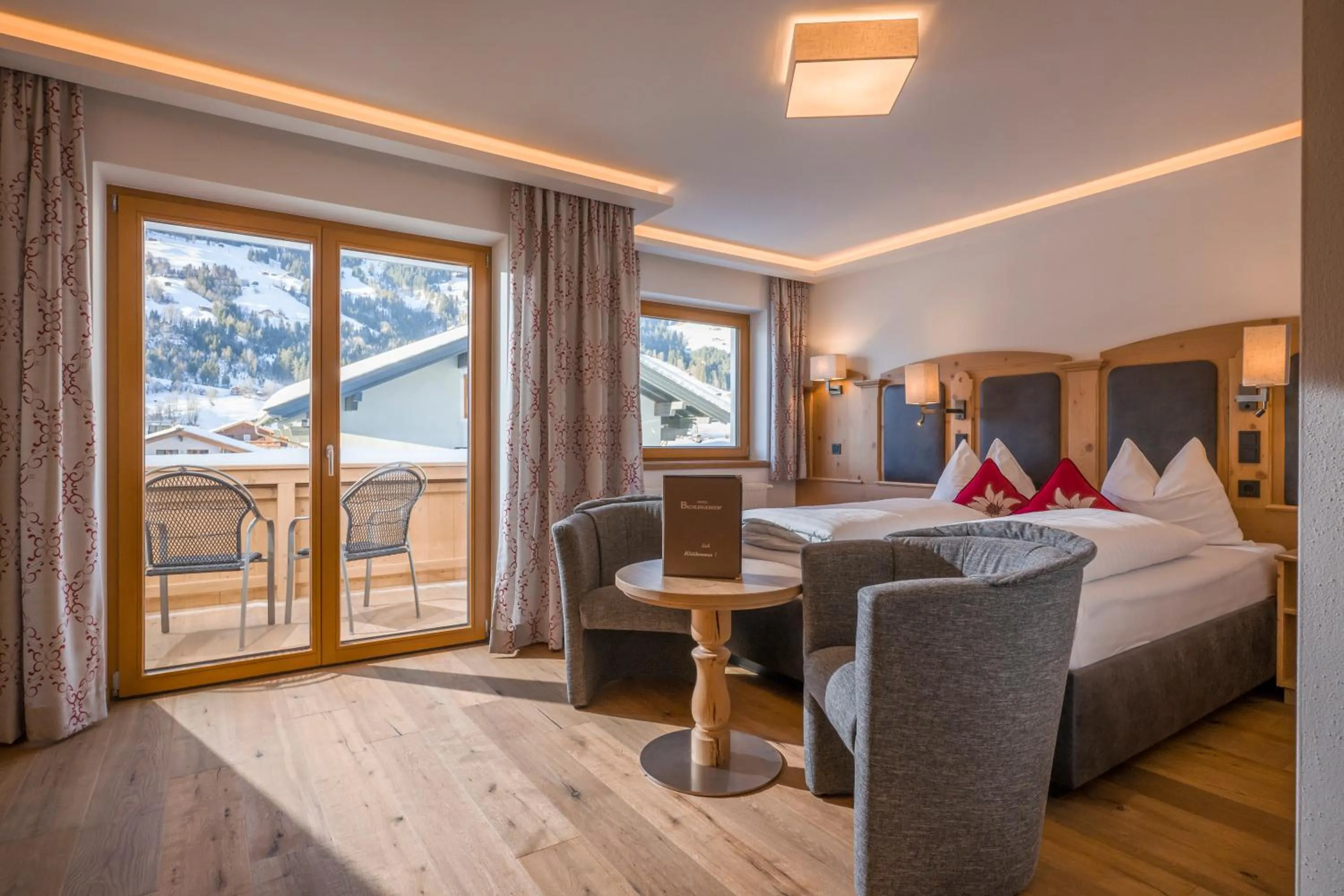 Bed in Hotel Bichlingerhof