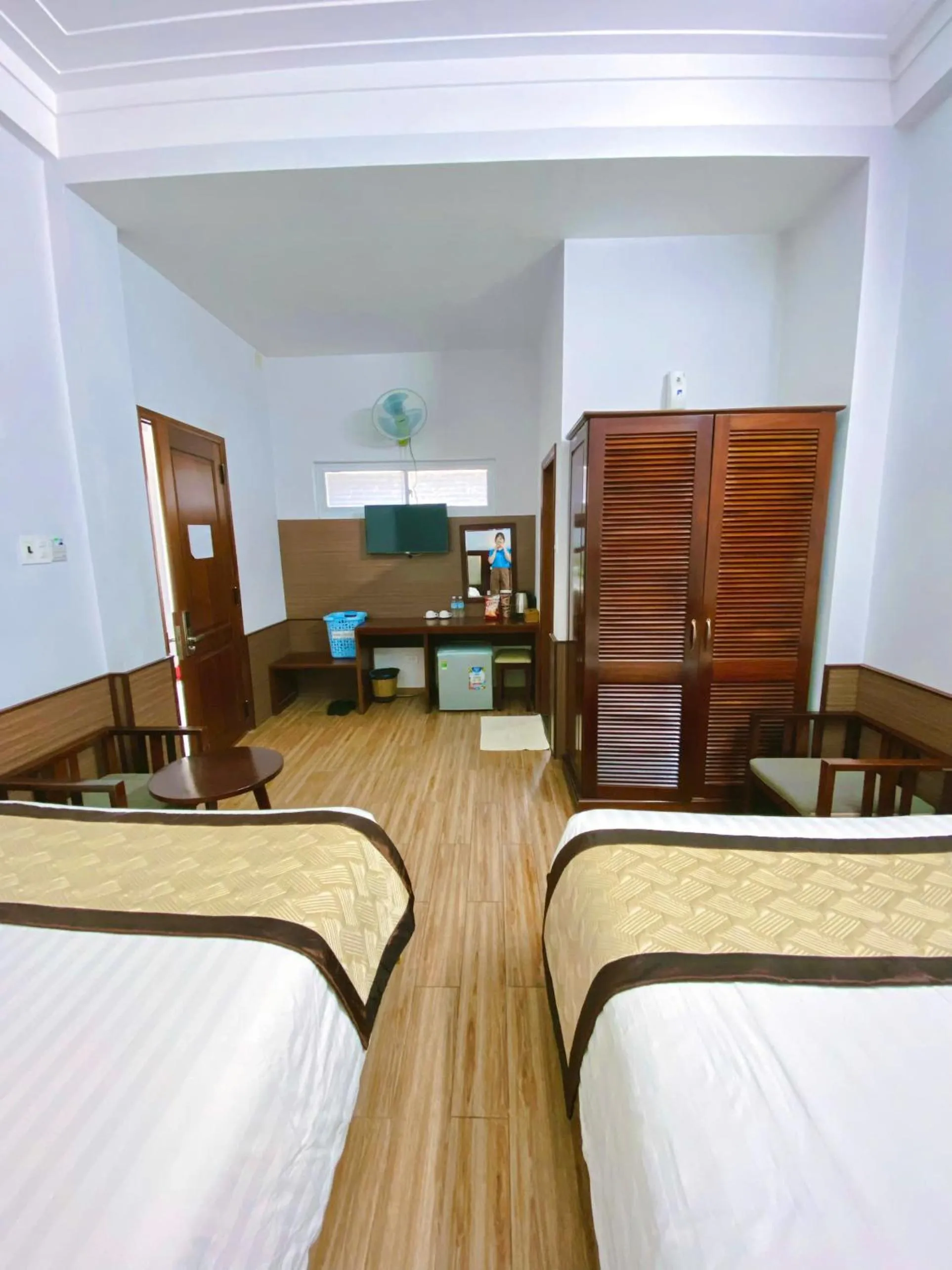 Bed in Flora Quy Nhon Hotel