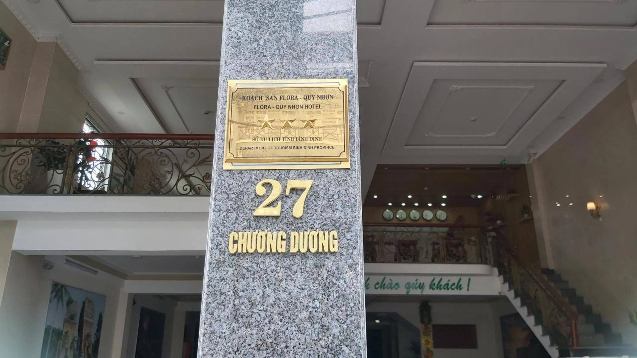 Logo/Certificate/Sign in Flora Quy Nhon Hotel