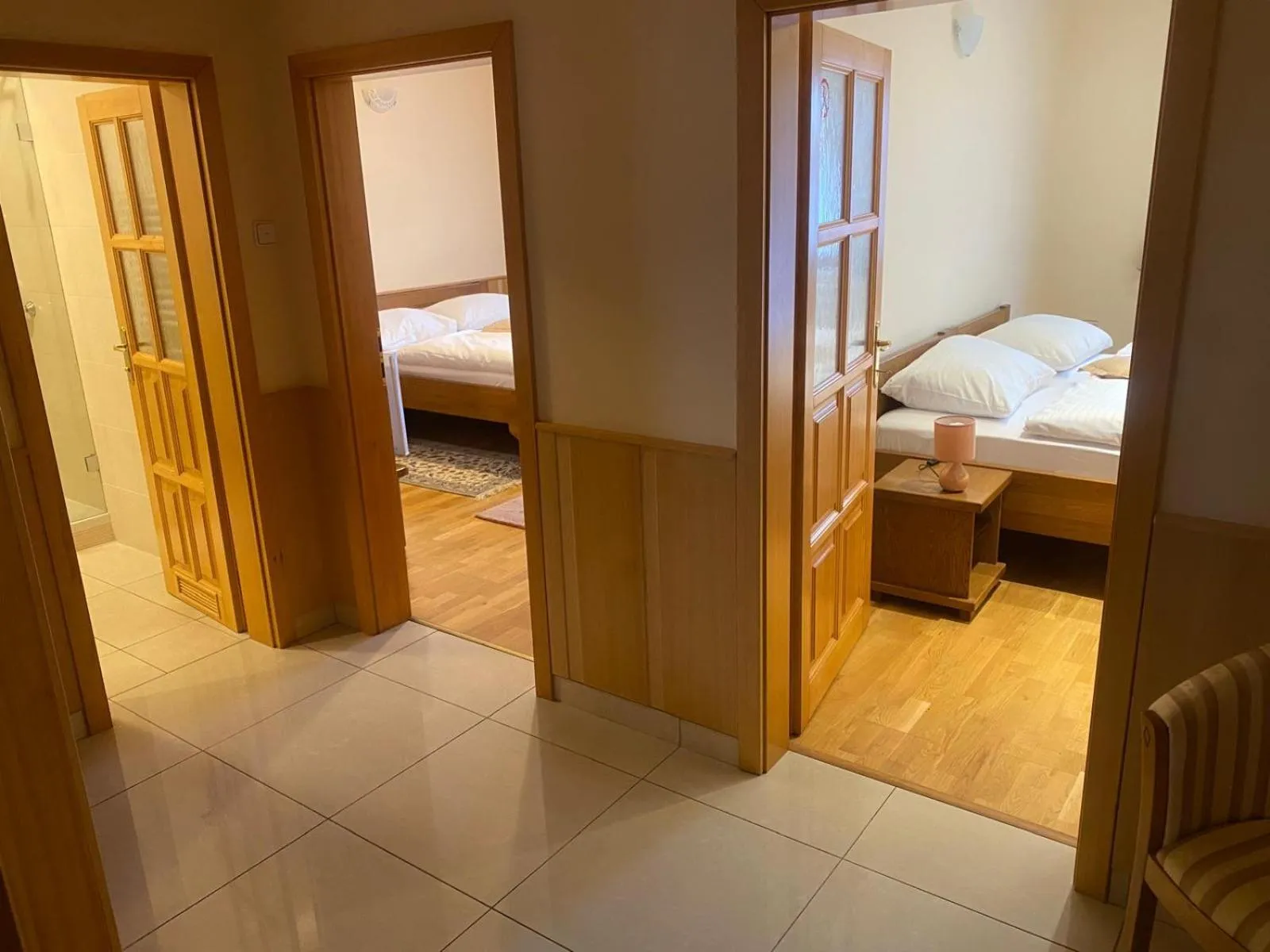 Bed in Hotel Karpatsky Dvor Lozorno