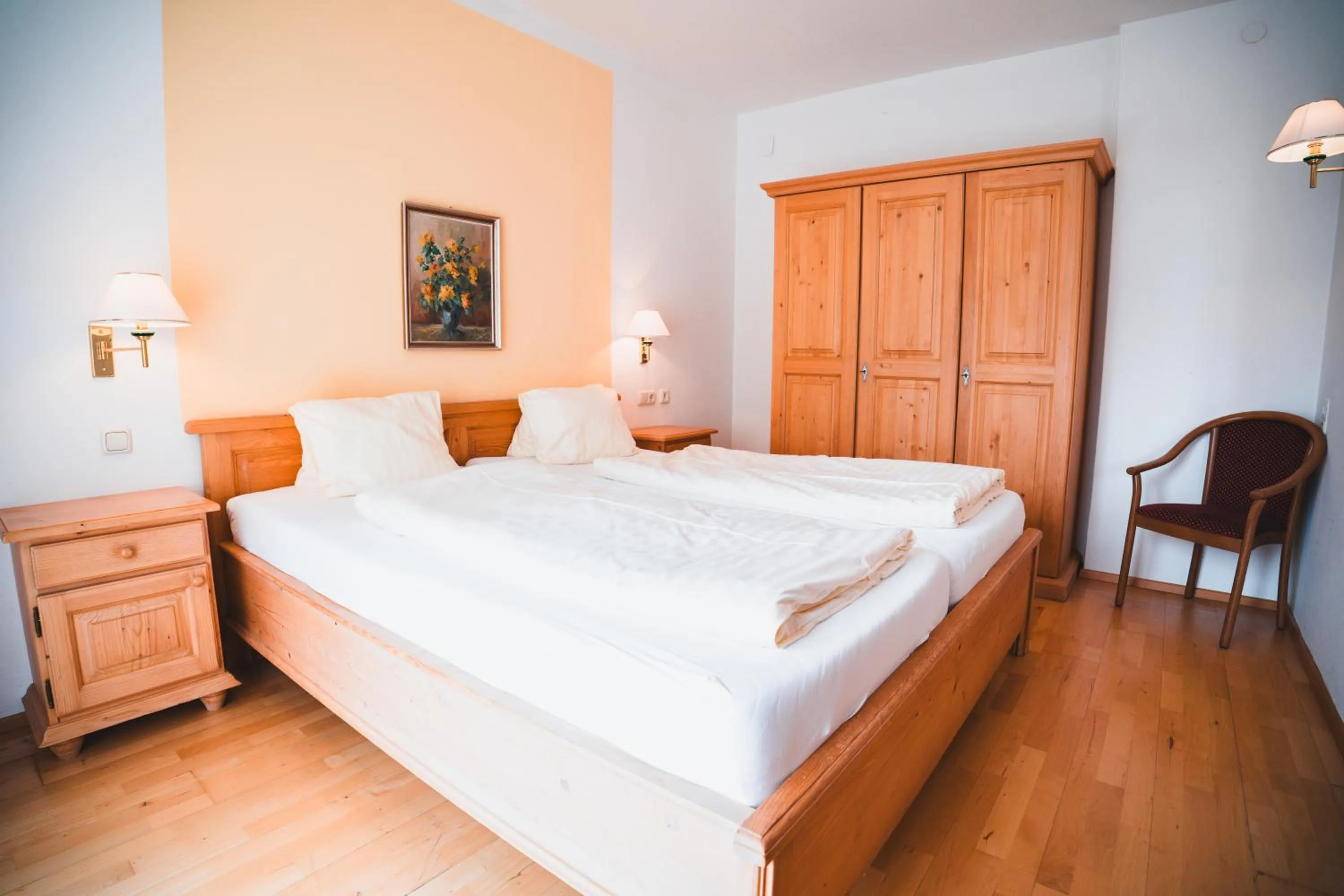 Bed in Hotel Rauscher - Das Naturteichparadies