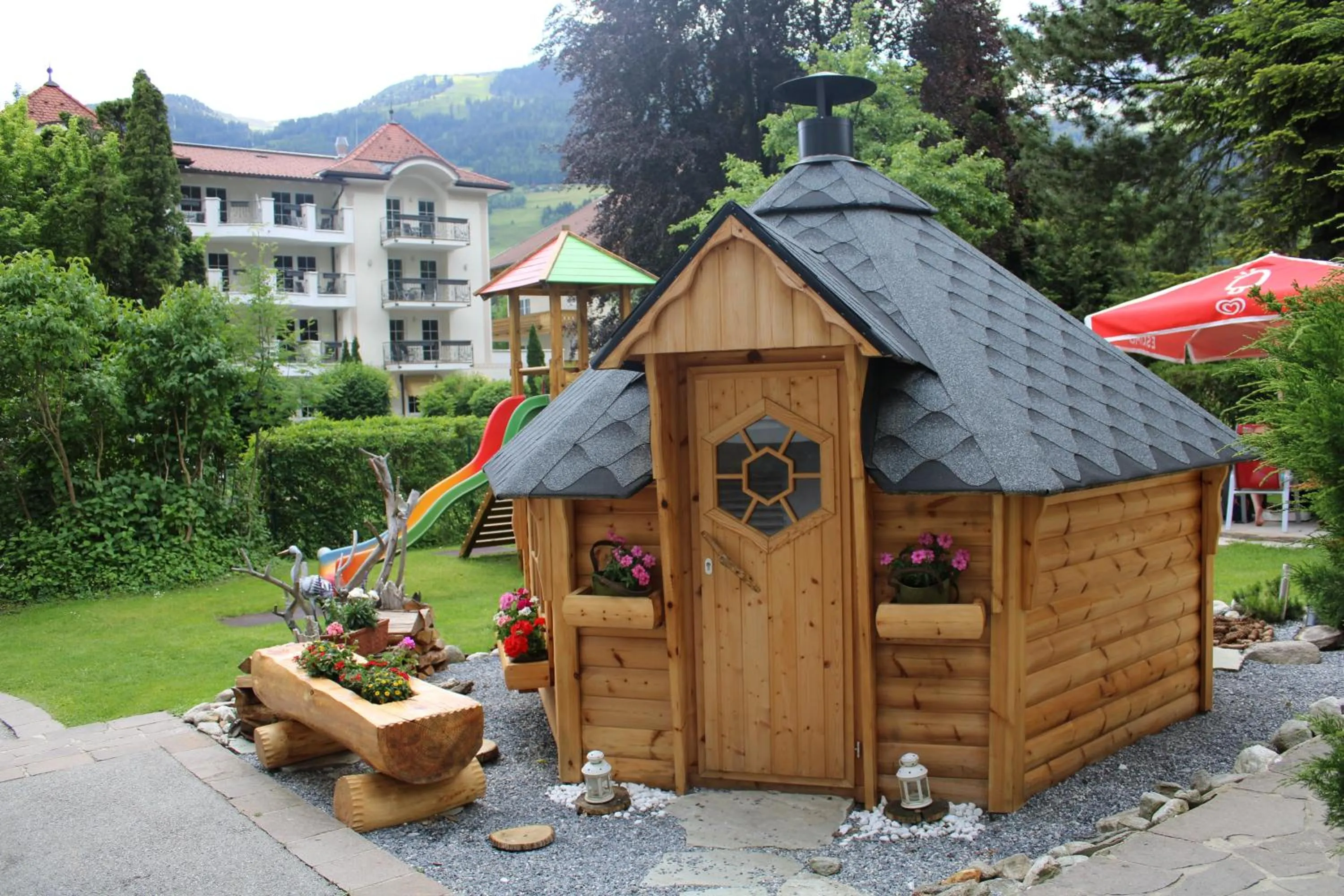 Children play ground in Hotel Rauscher - Das Naturteichparadies