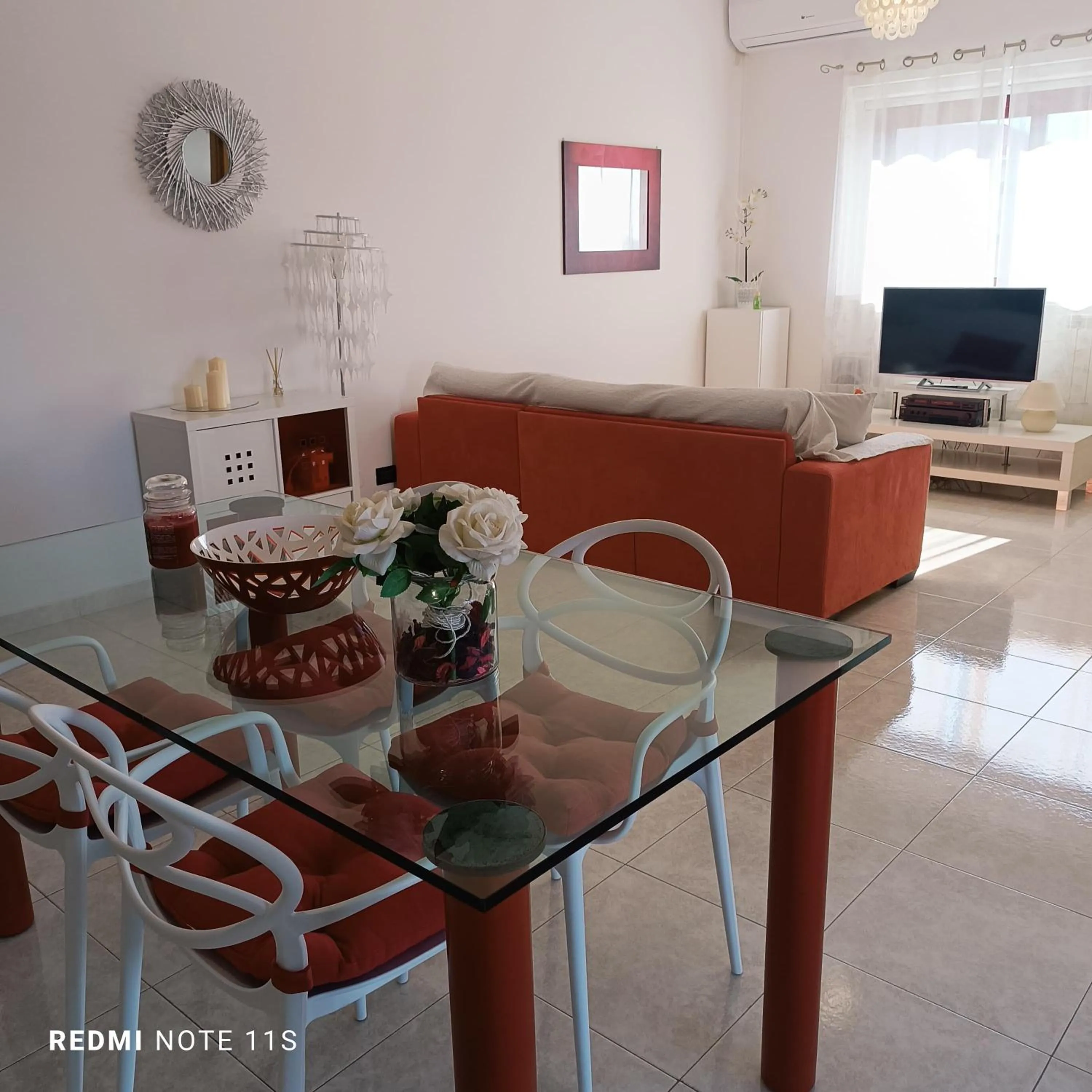 Living room in Via del Mare