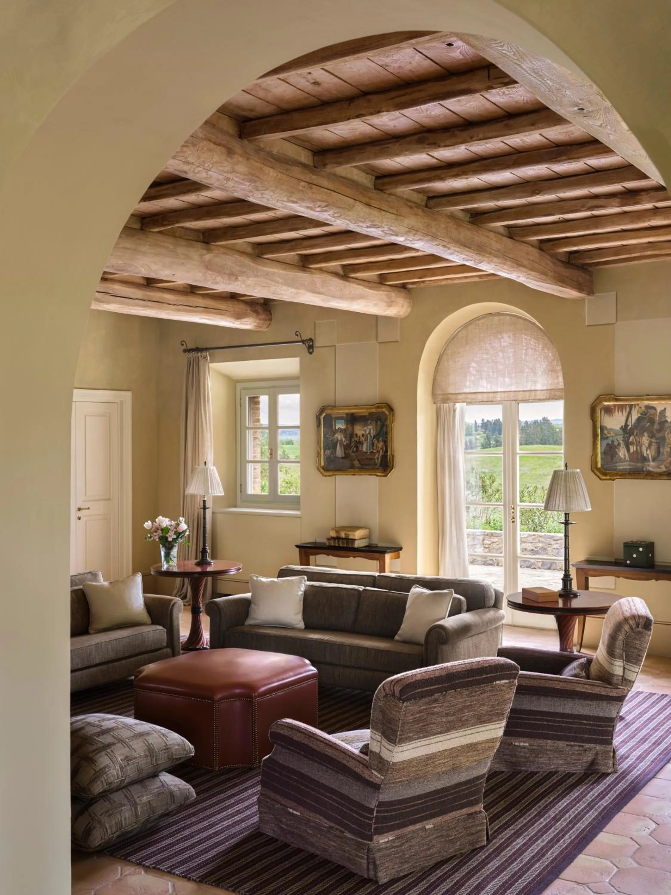 Living room in Rosewood Castiglion del Bosco