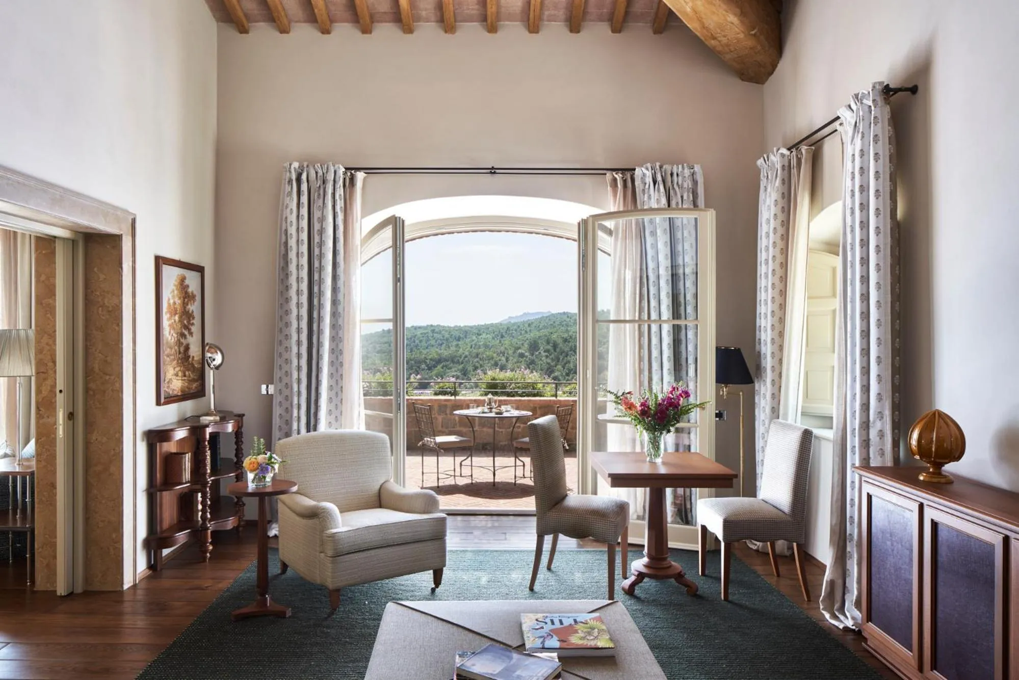 Living room in Rosewood Castiglion del Bosco