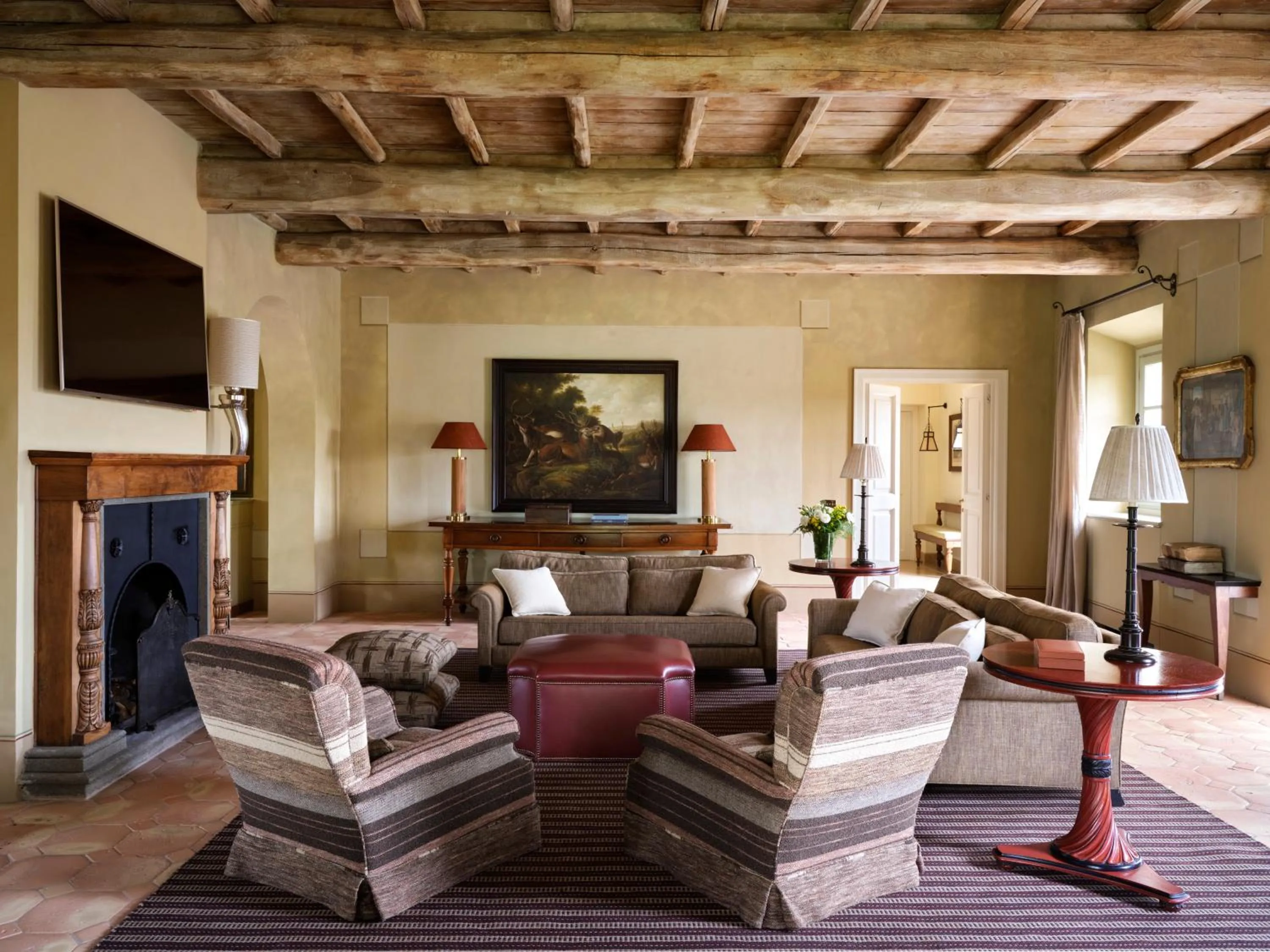 Living room in Rosewood Castiglion del Bosco