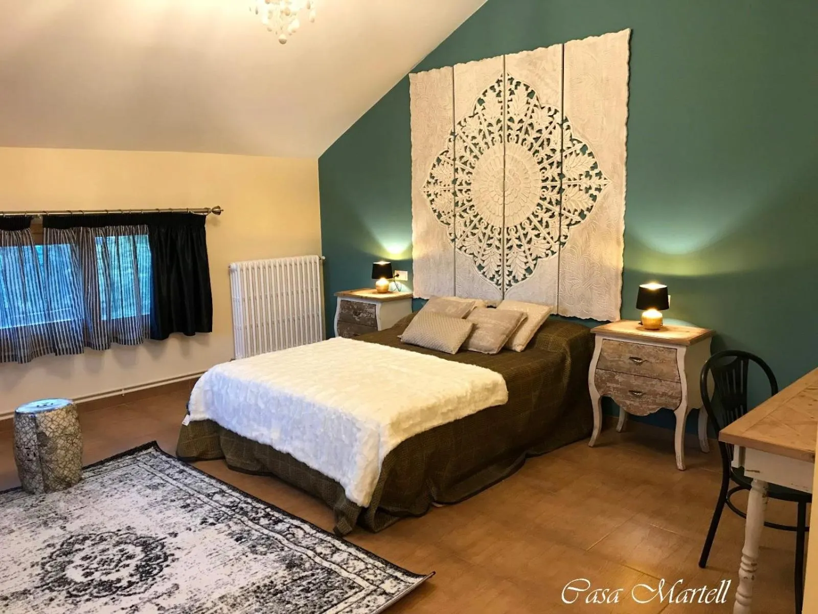 Photo of the whole room, Bed in Hospedería Casa Martell