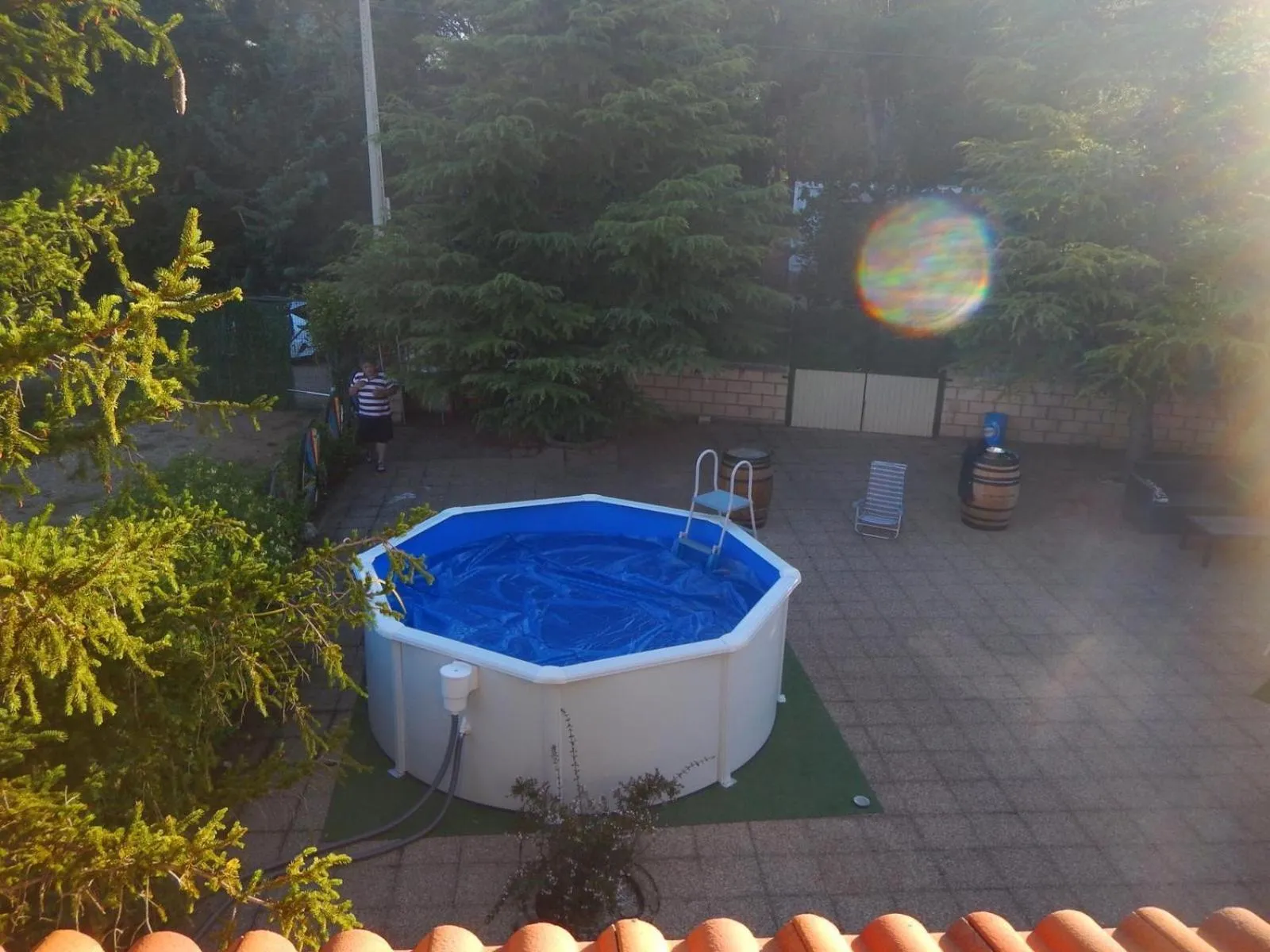 Swimming pool in Hospedería Casa Martell