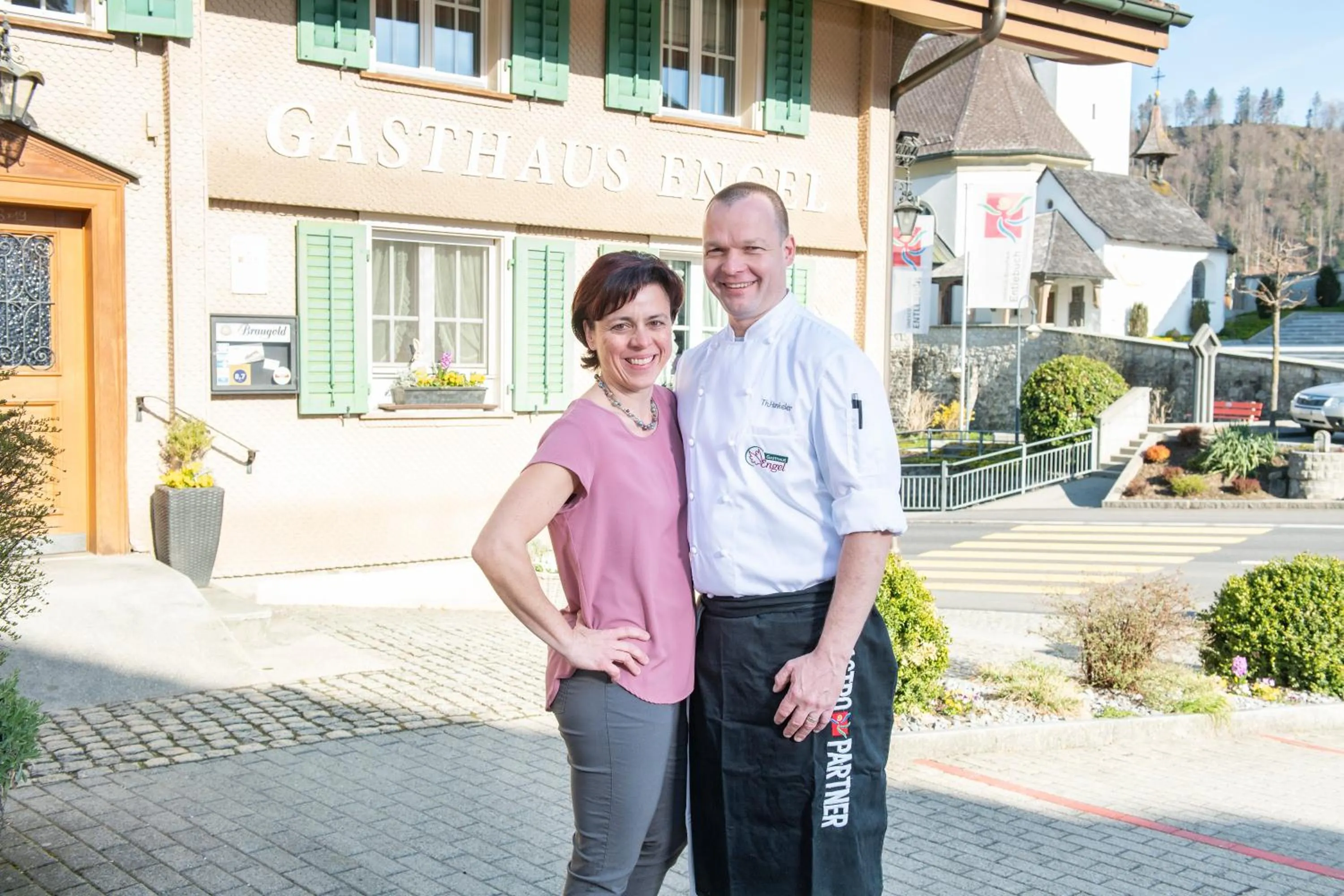Family in Gasthaus Engel Hasle