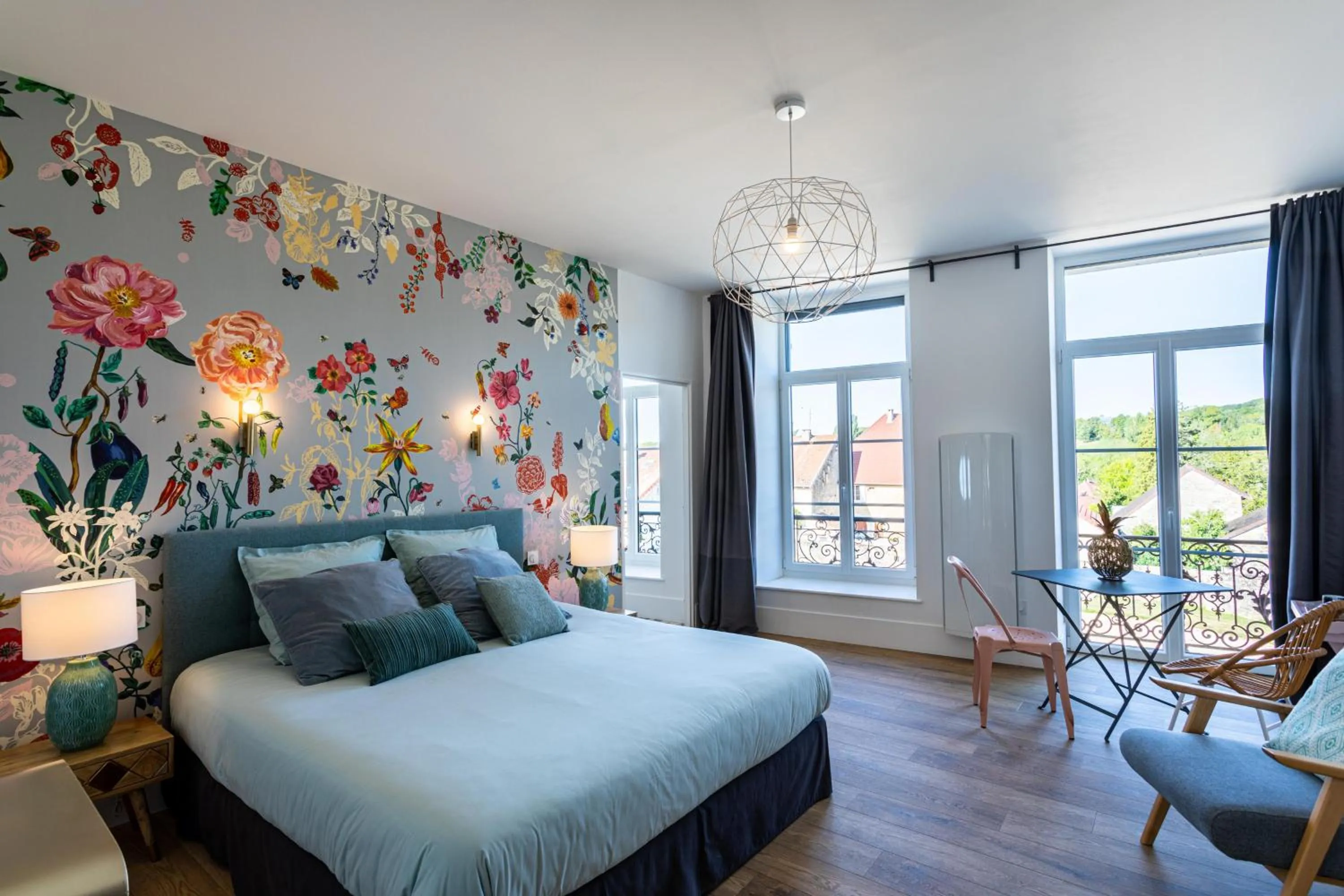 Bed in Le 49 Côté Parc & SPA