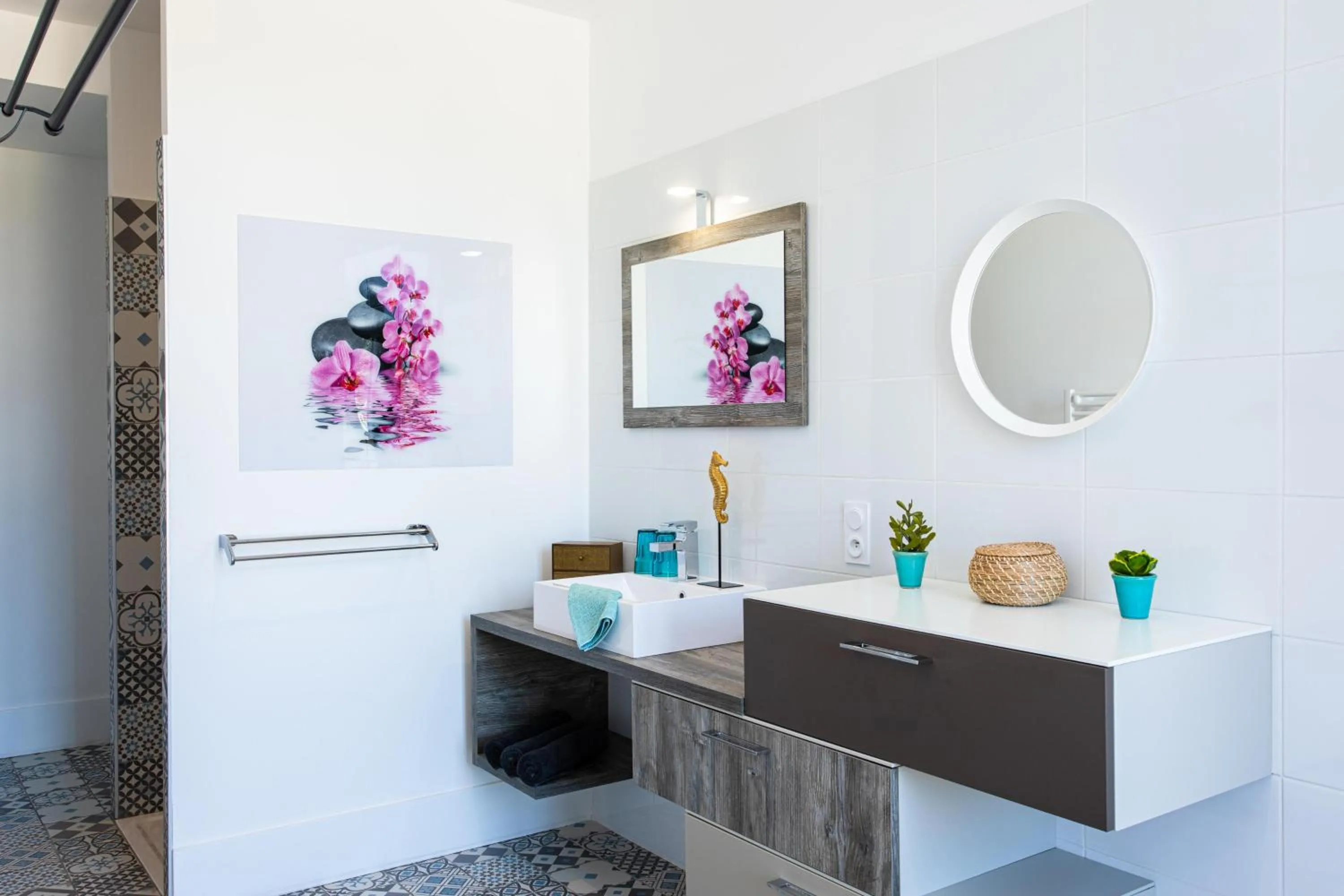 Bathroom in Le 49 Côté Parc & SPA