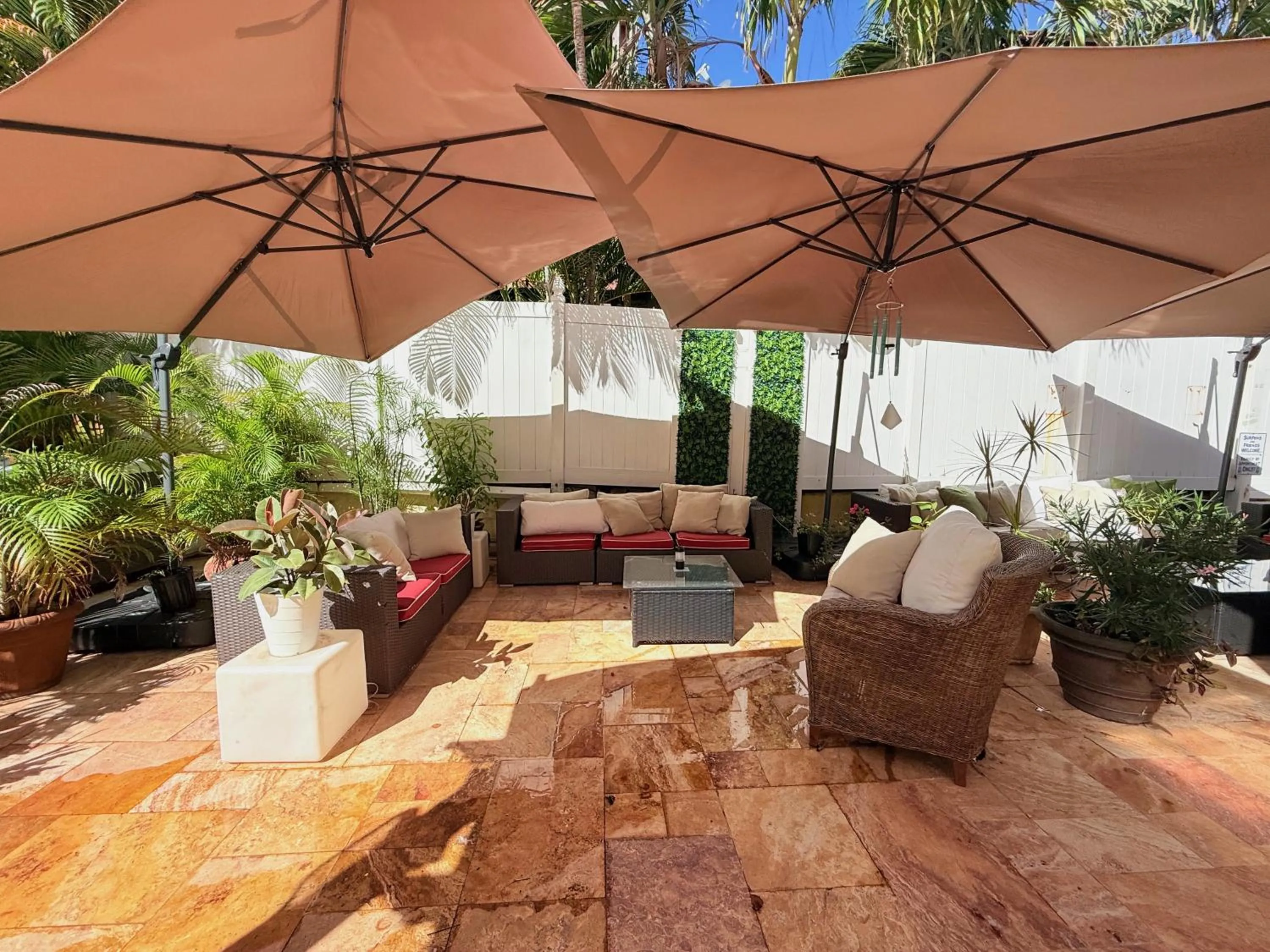 Patio in Sinclair Boutique Hotel