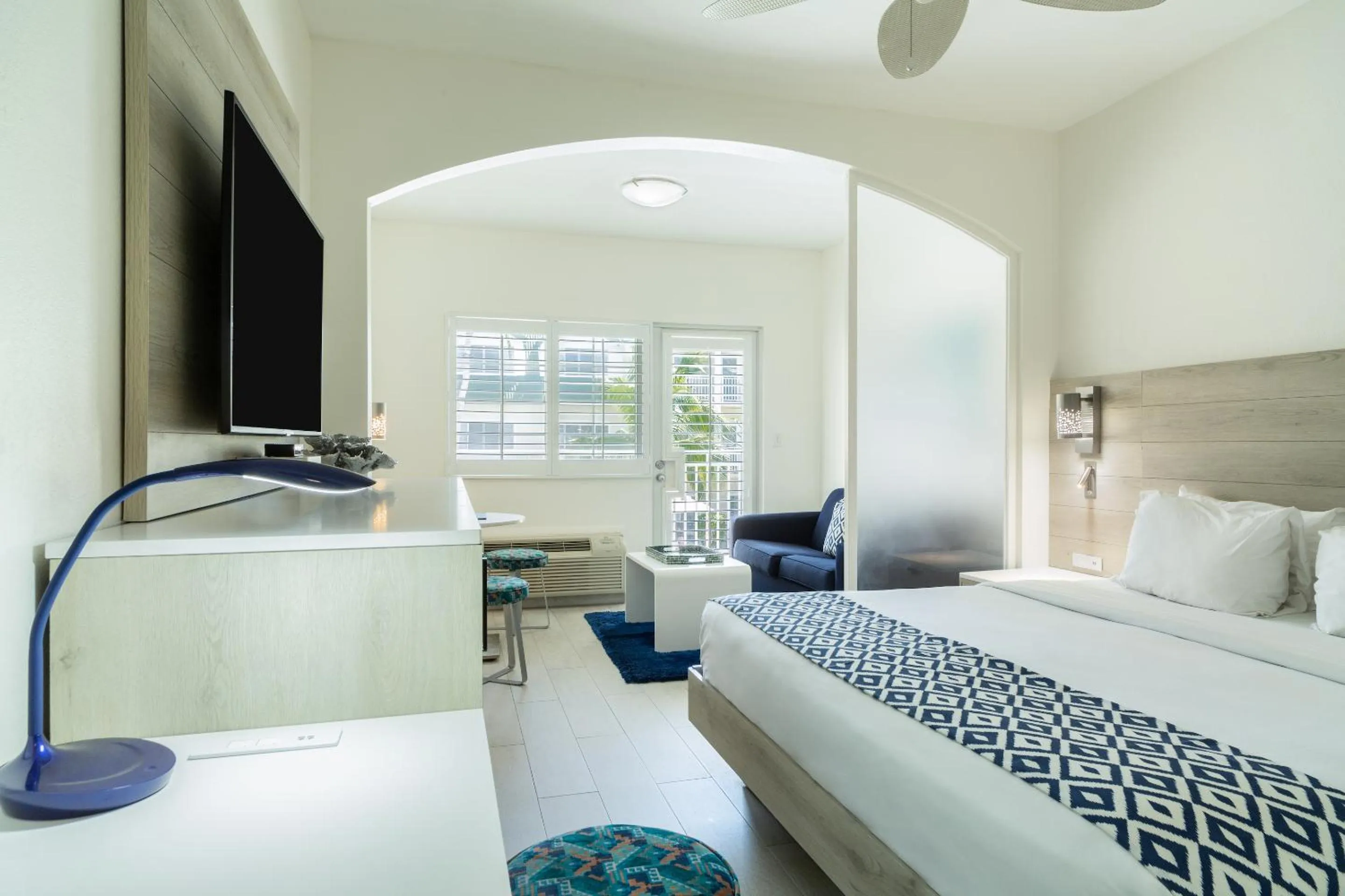 Bed in Ports of Call Resort