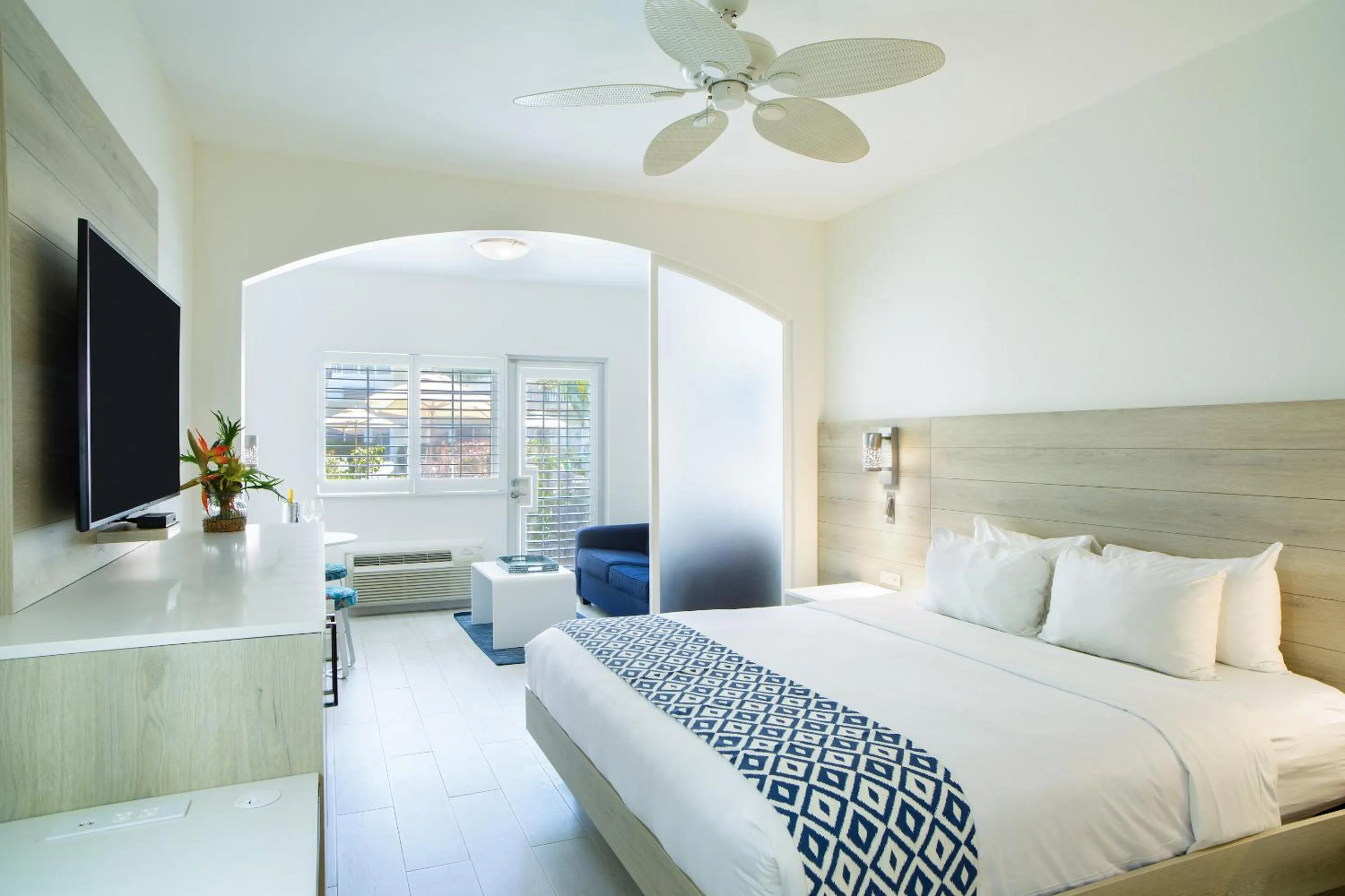 Bed in Ports of Call Resort