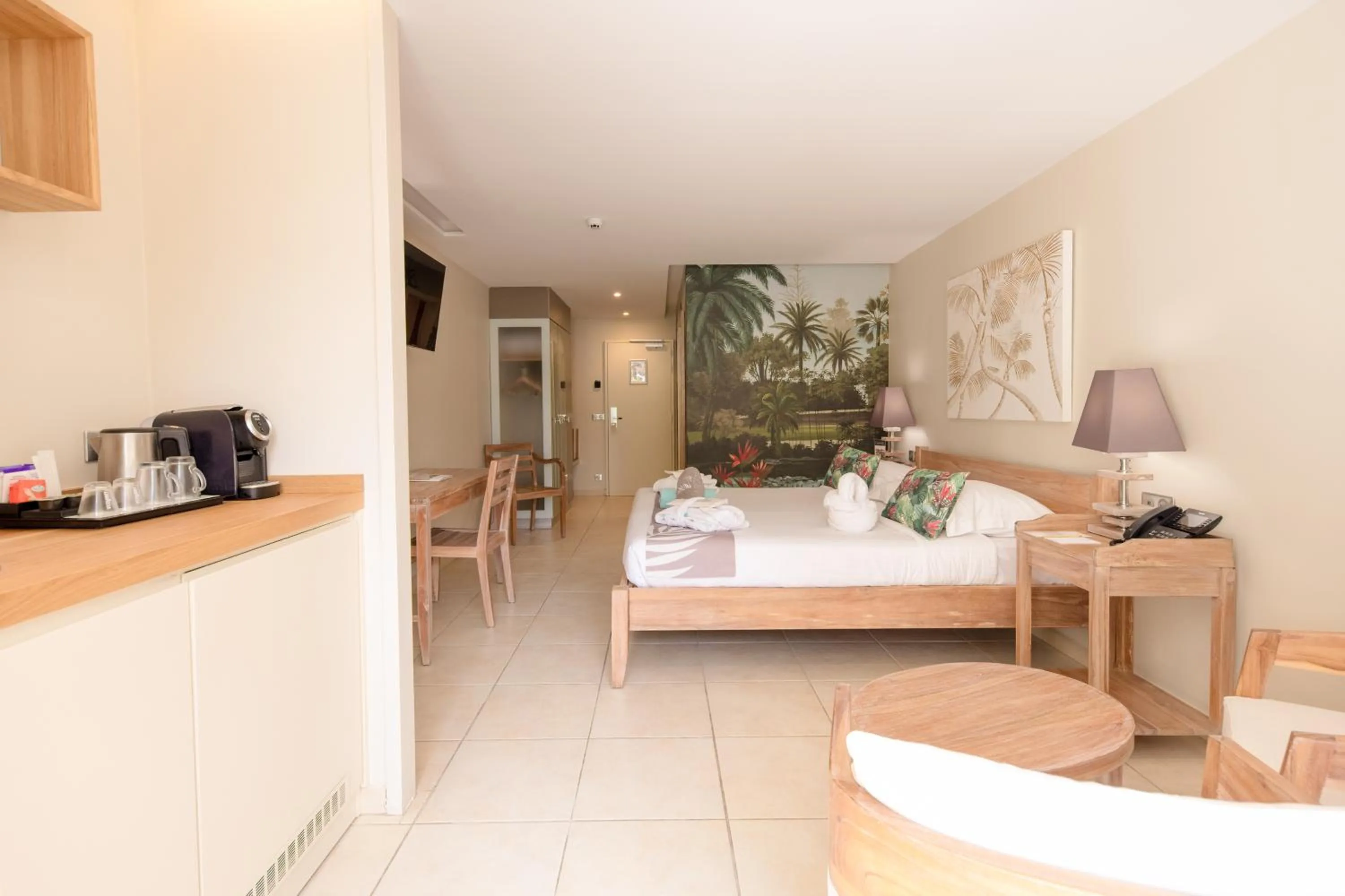 Bed in La Pagerie - Tropical Garden Hotel