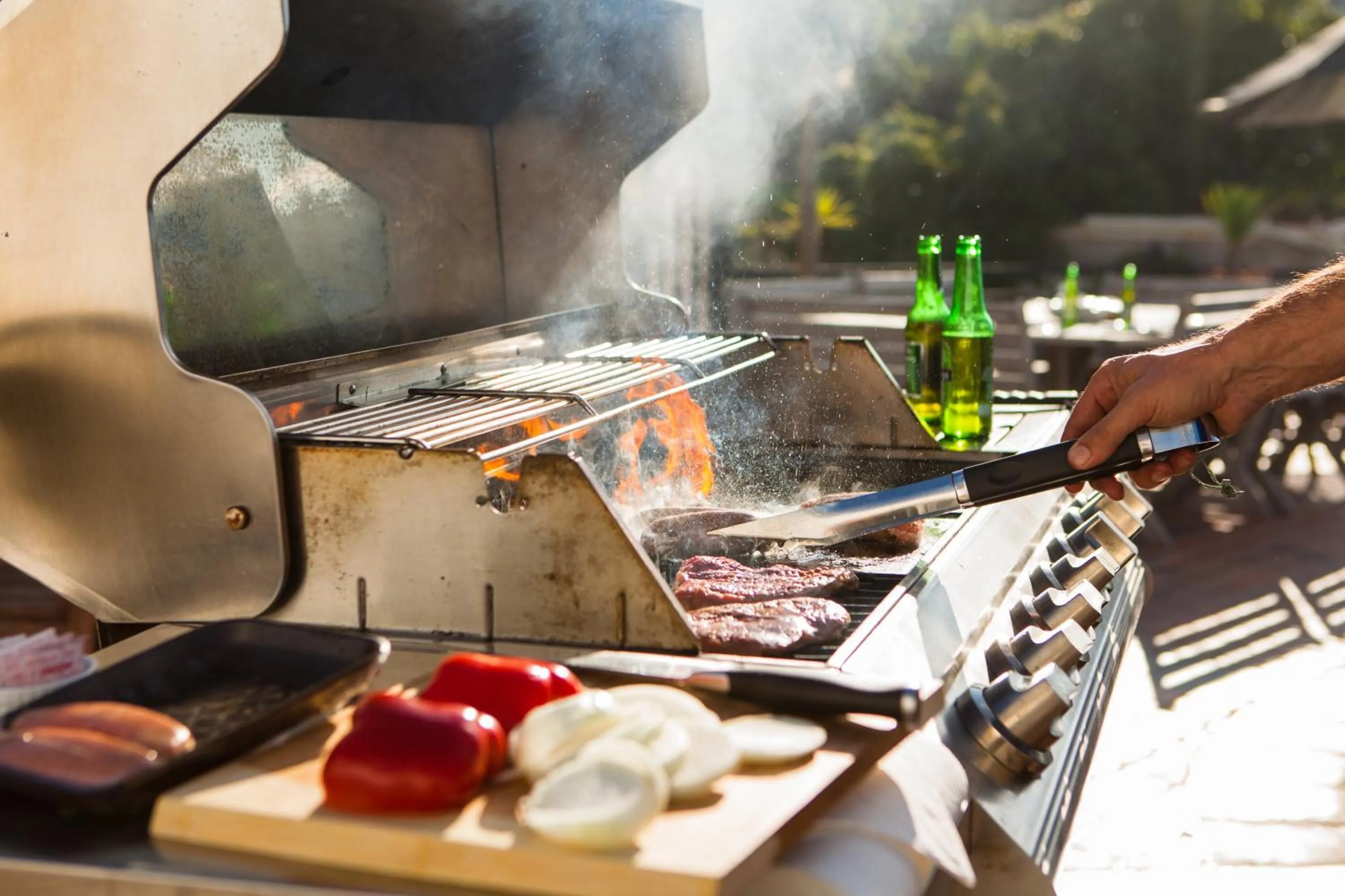 BBQ facilities in Pioneer Waterfront Apartments