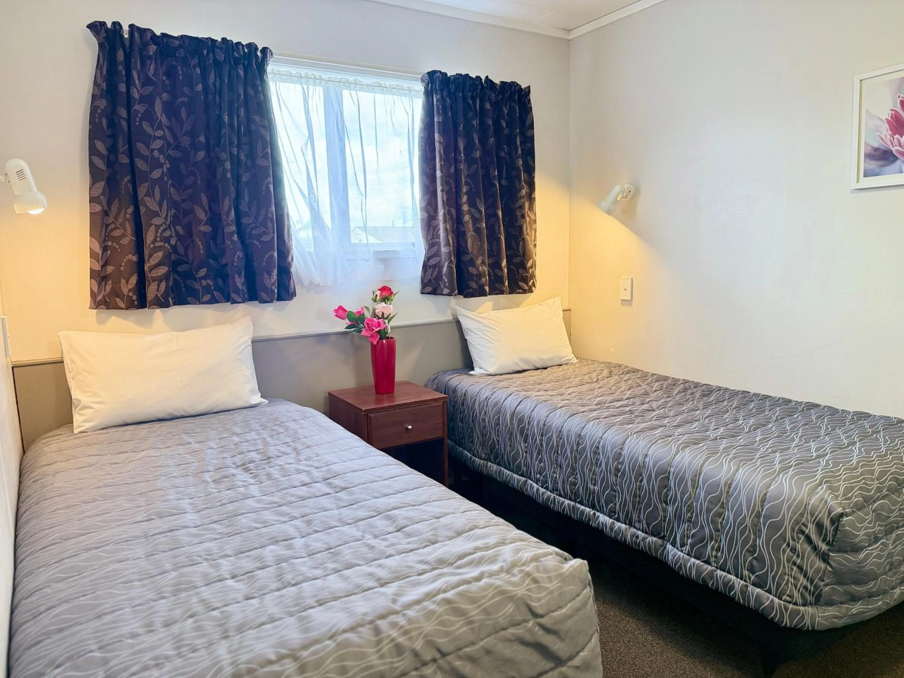 Bed in Continental Motel