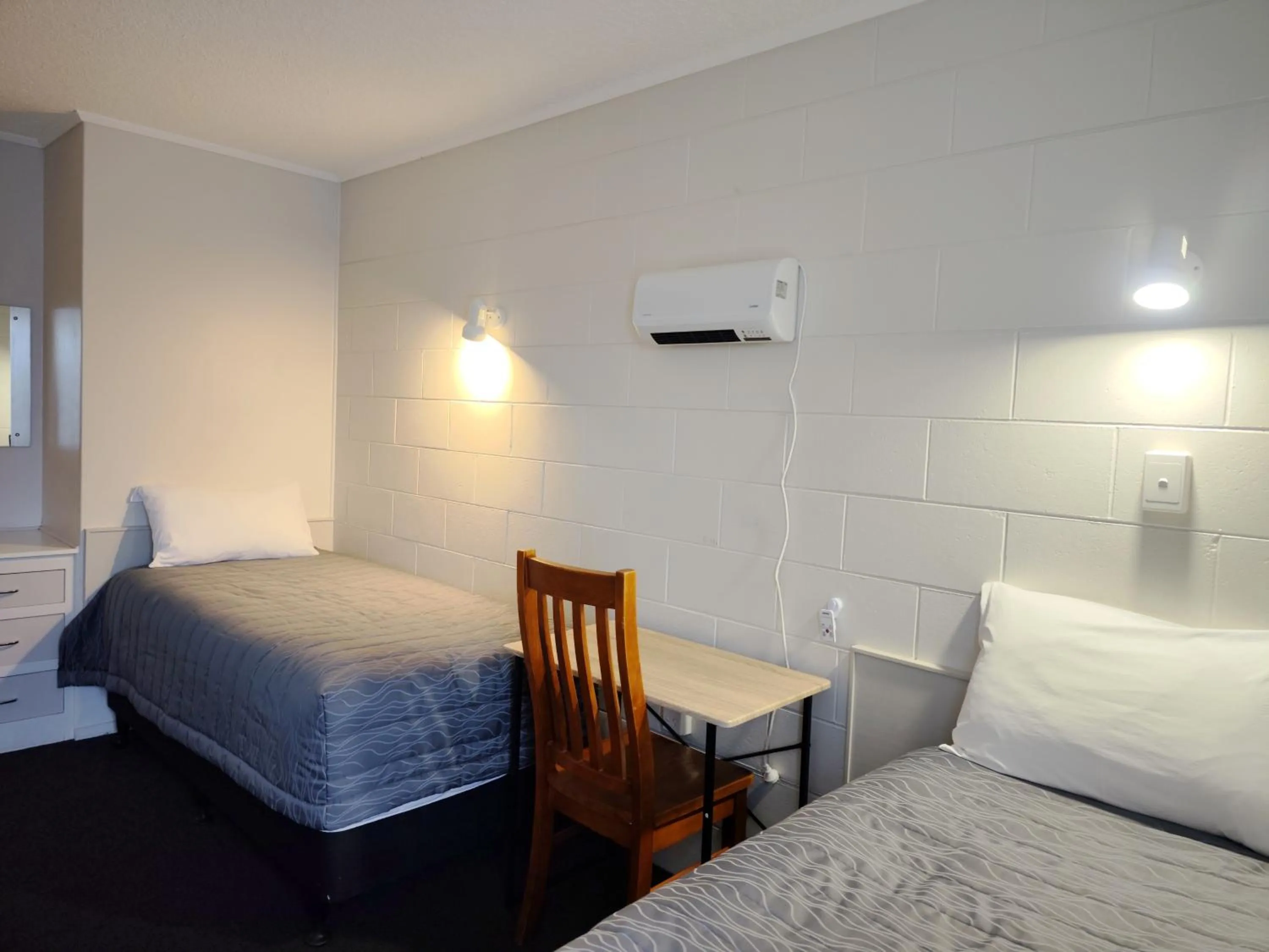 Bed in Continental Motel