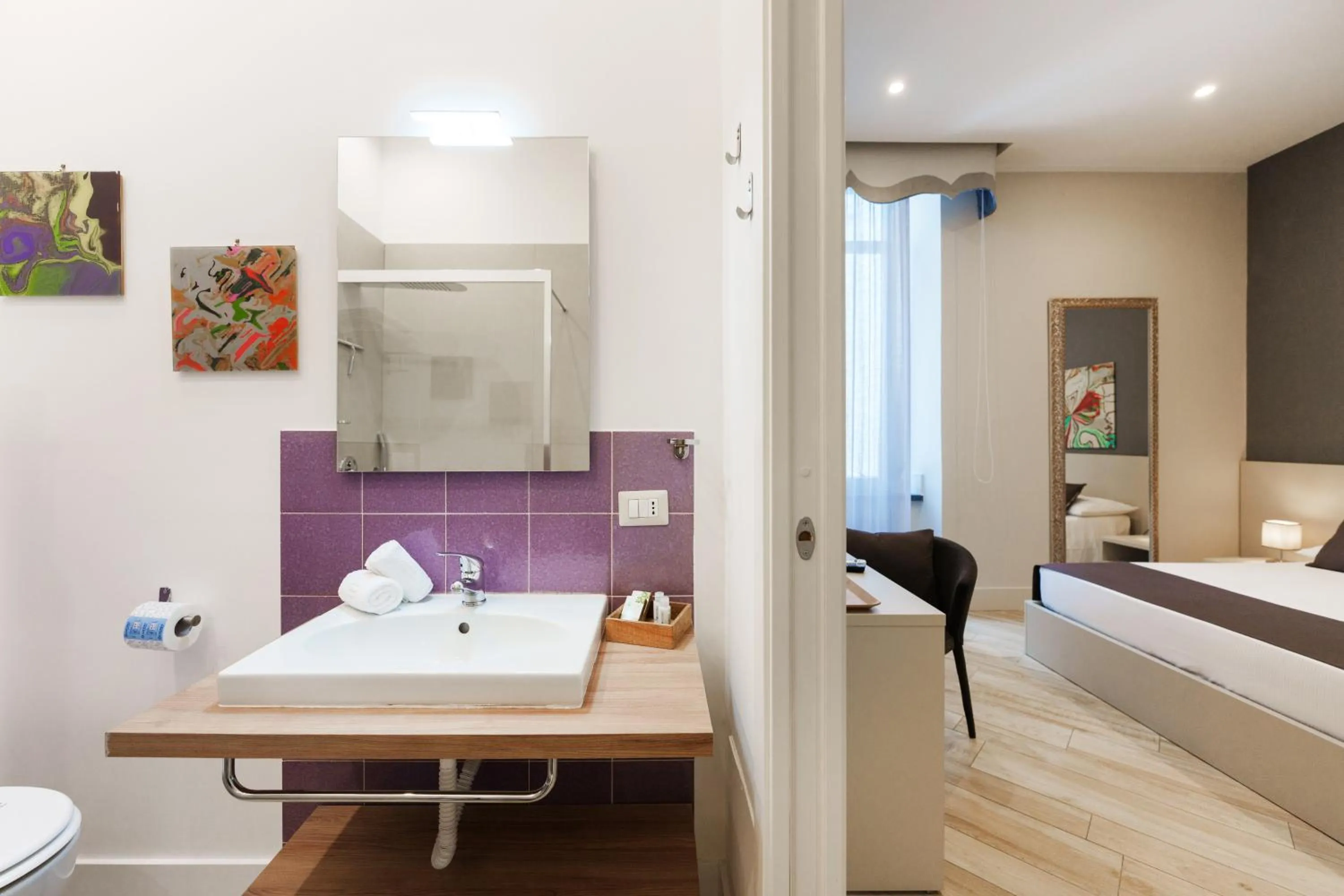 Bathroom, Bed in It's Room Naples