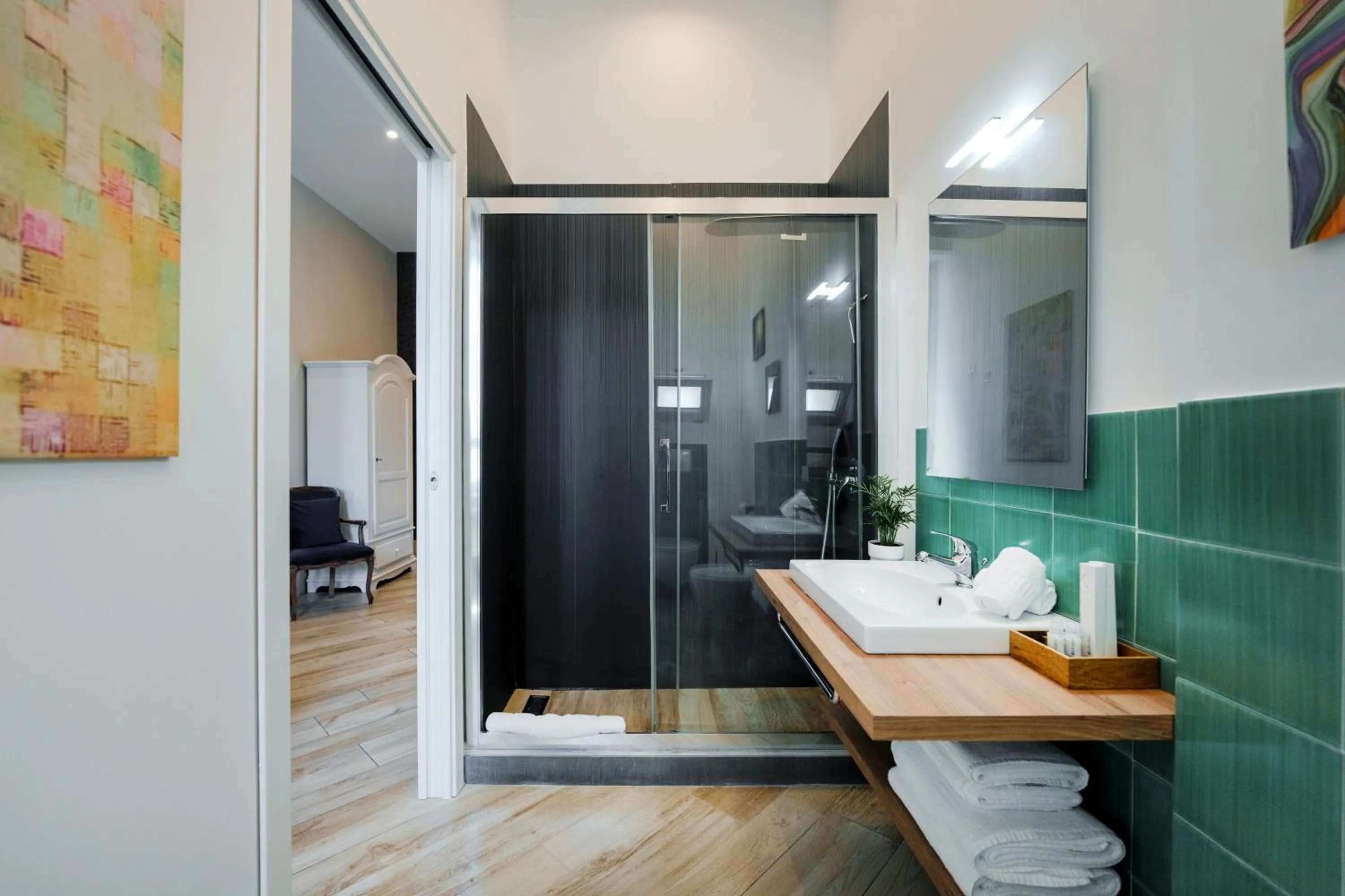 Shower in It's Room Naples