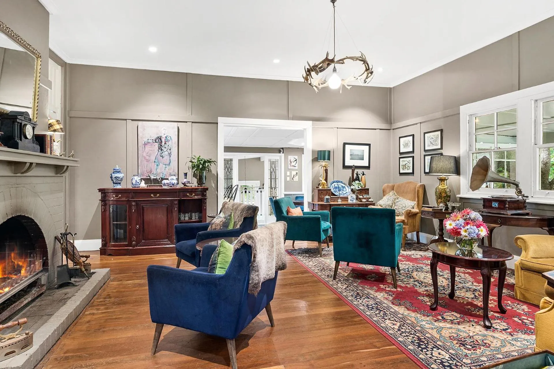 Seating area in The Bundanoon Guest House