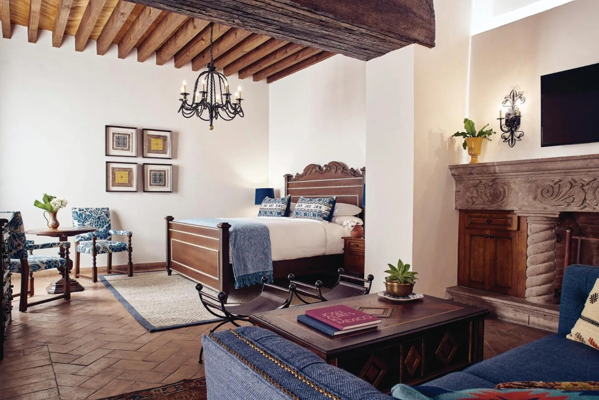 Photo of the whole room, Bed in Casa de Sierra Nevada, A Belmond Hotel, San Miguel de Allende
