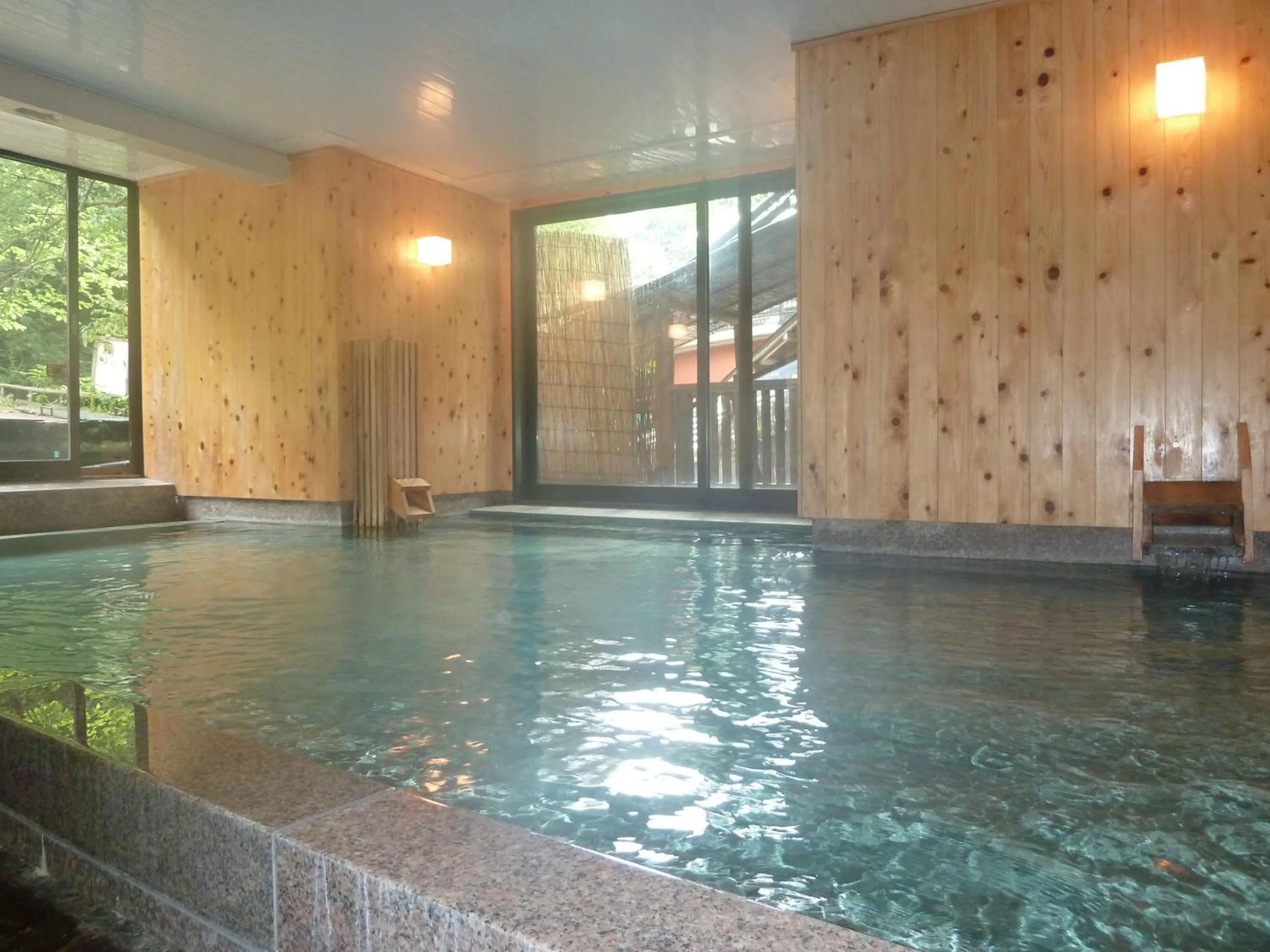 Hot Spring Bath in Honke Bankyu