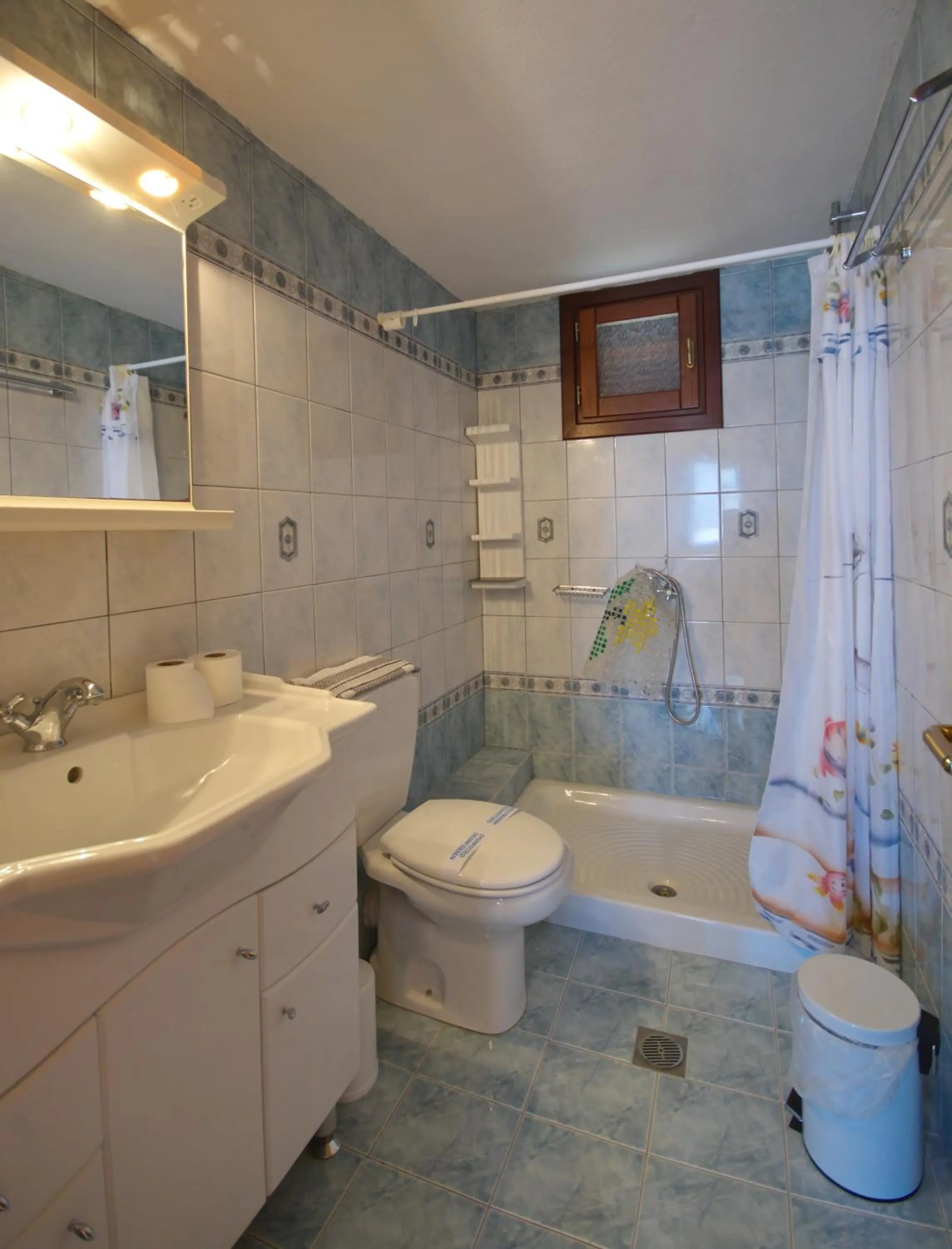 Bathroom in Pelagos Villas