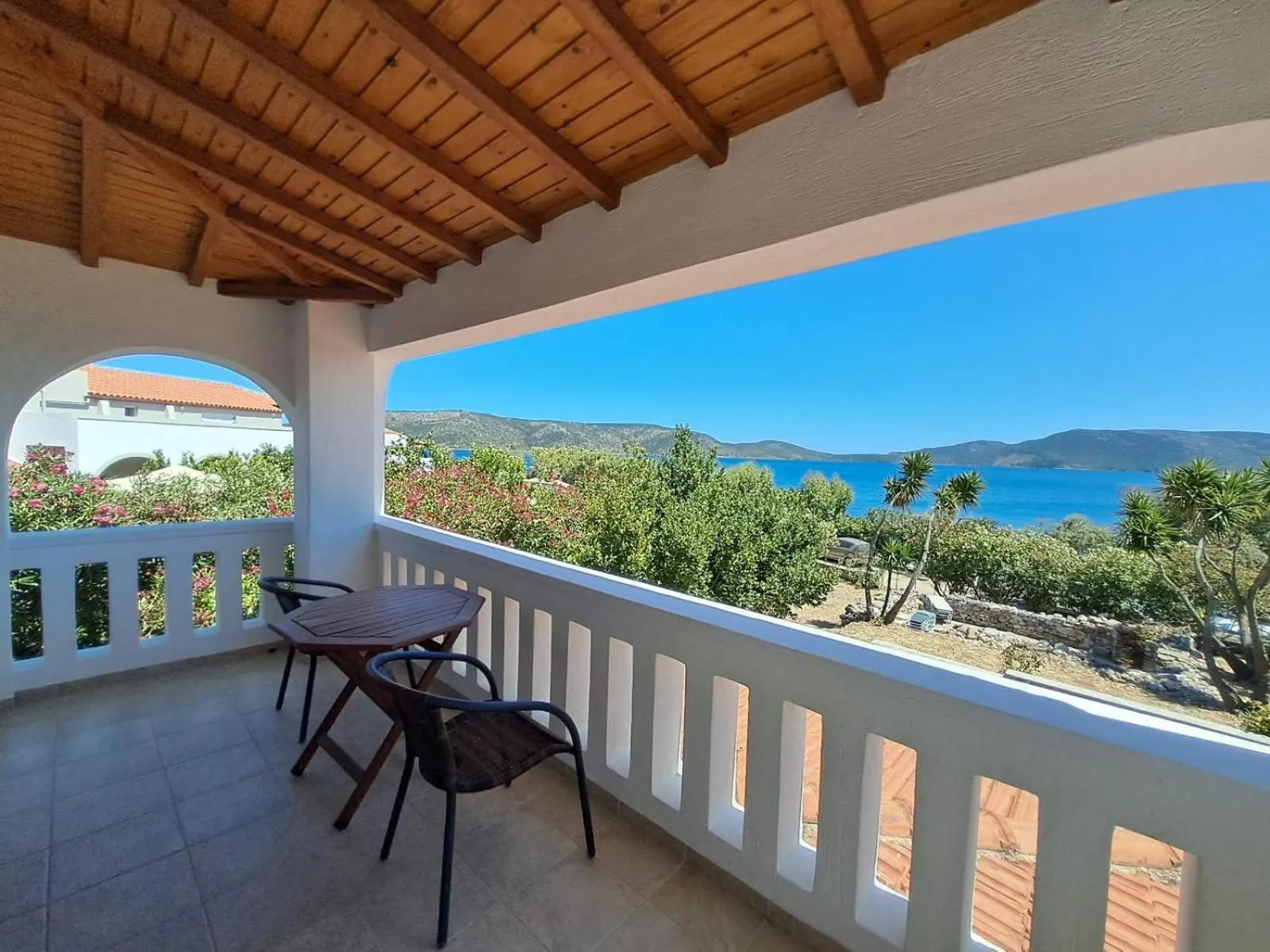 Patio in Pelagos Villas