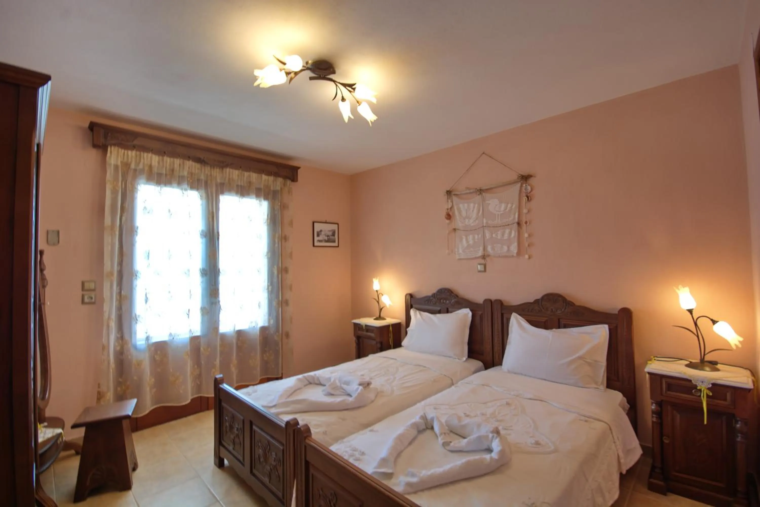 Bedroom, Bed in Pelagos Villas