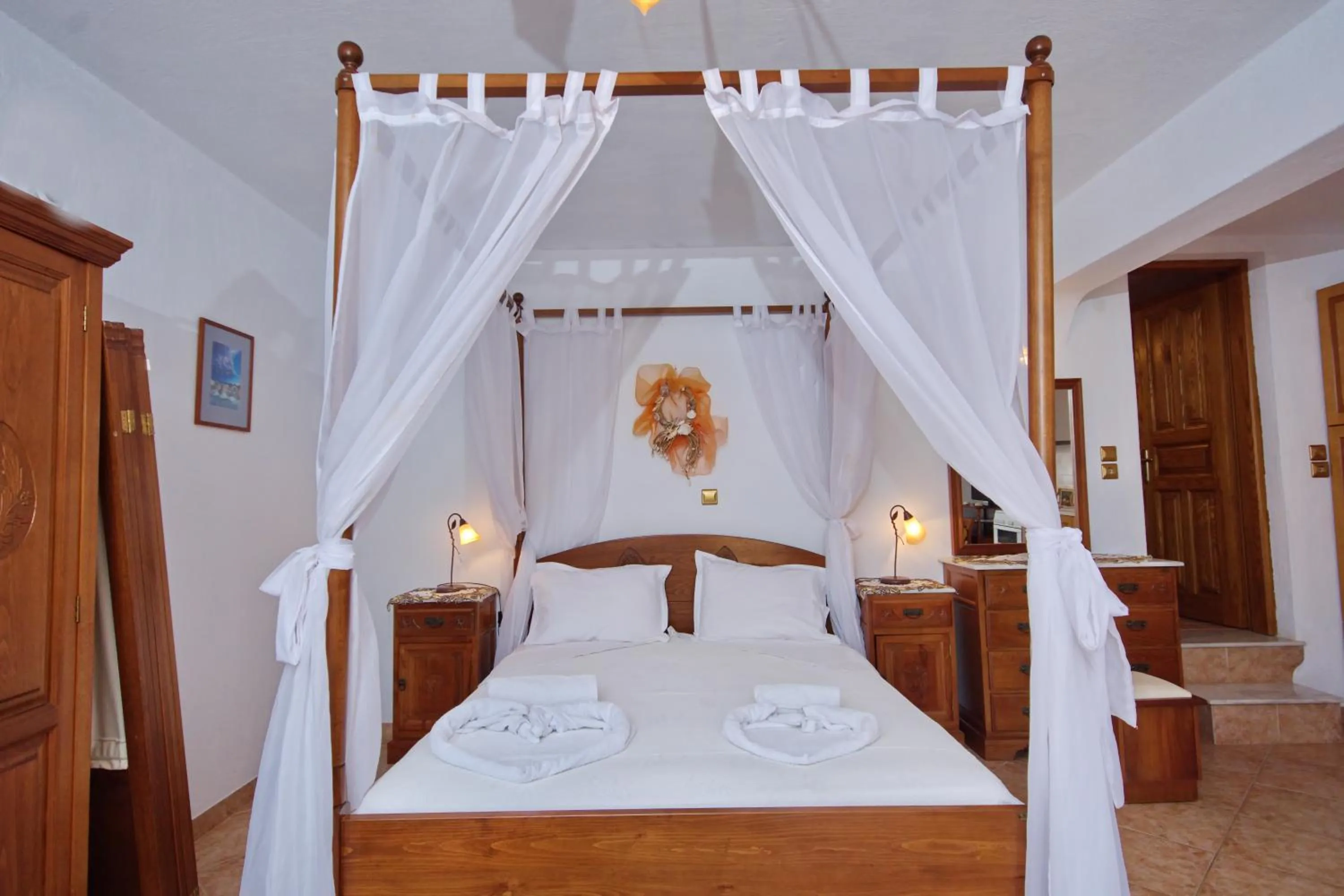 Bed in Pelagos Villas