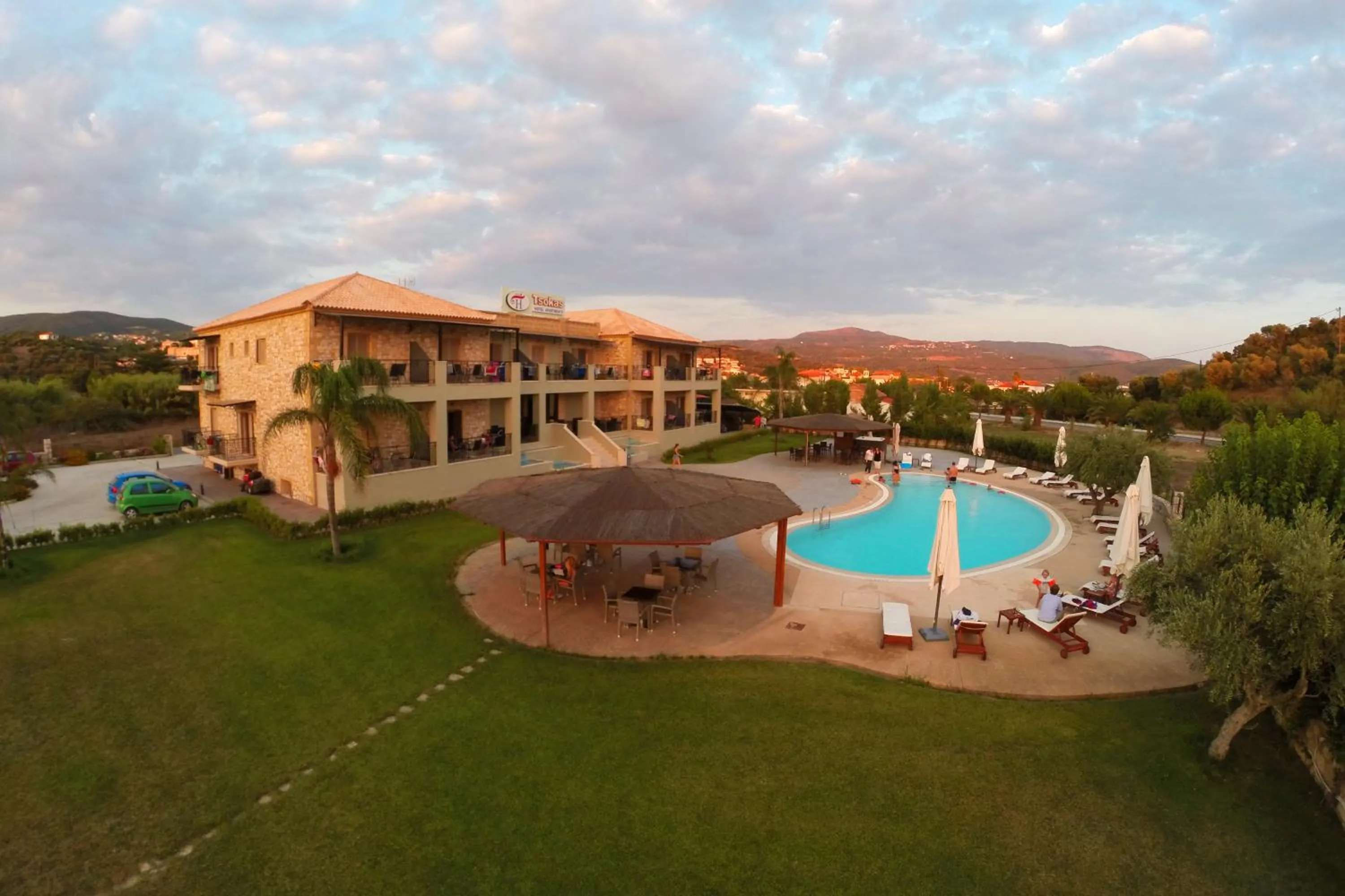 Facade/entrance in Tsokas Hotel
