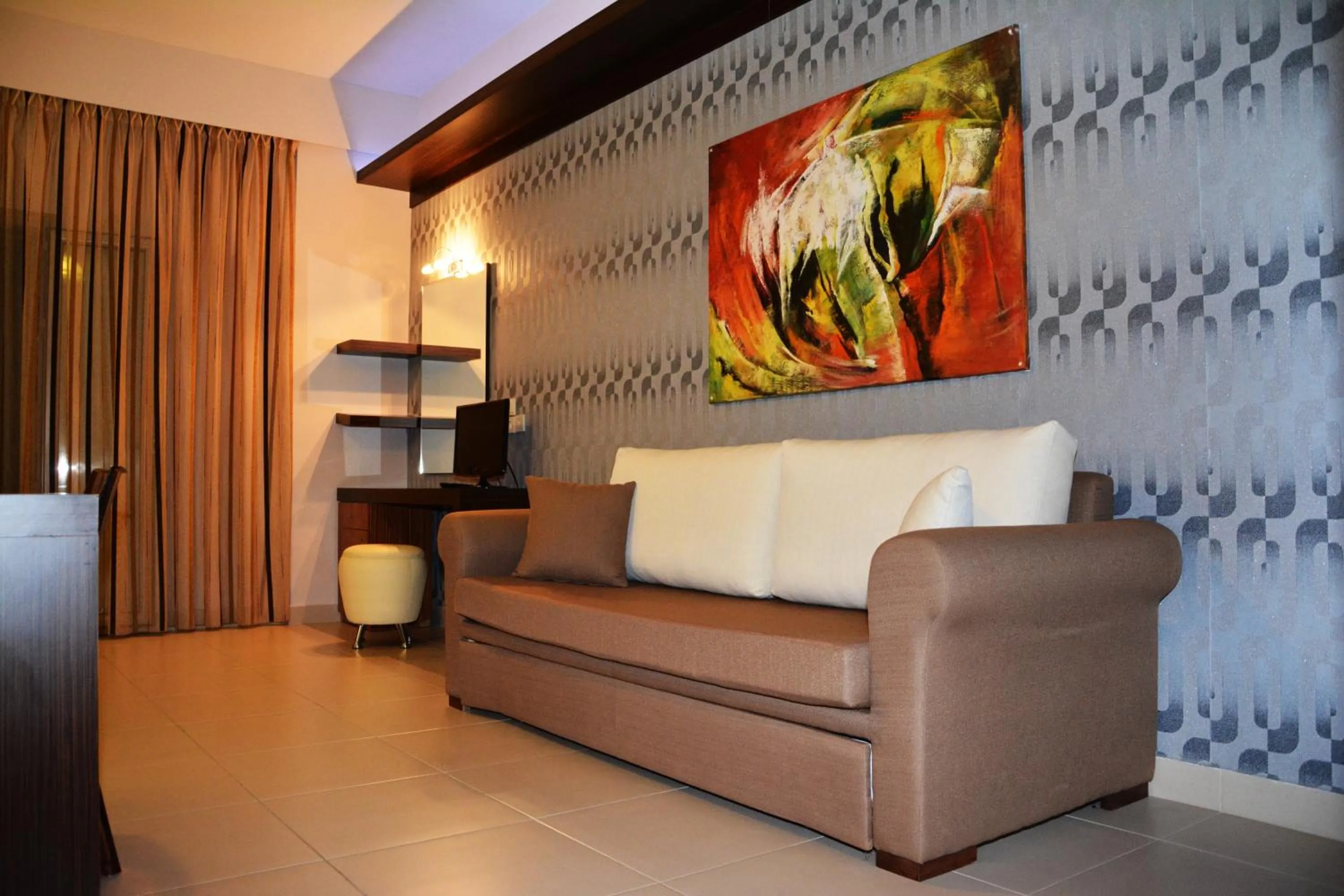 Living room in Tsokas Hotel