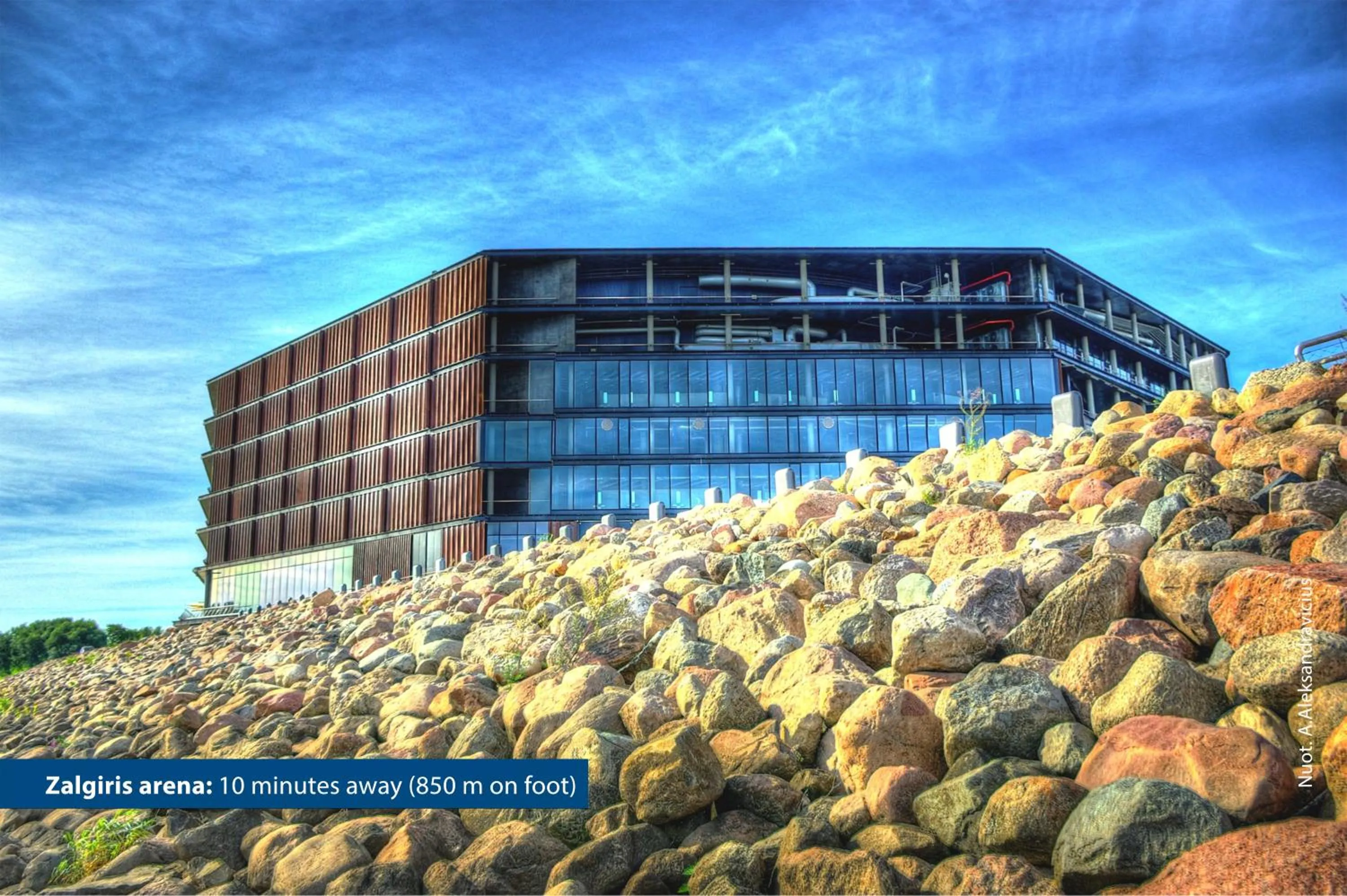 Area and facilities in Kaunas City