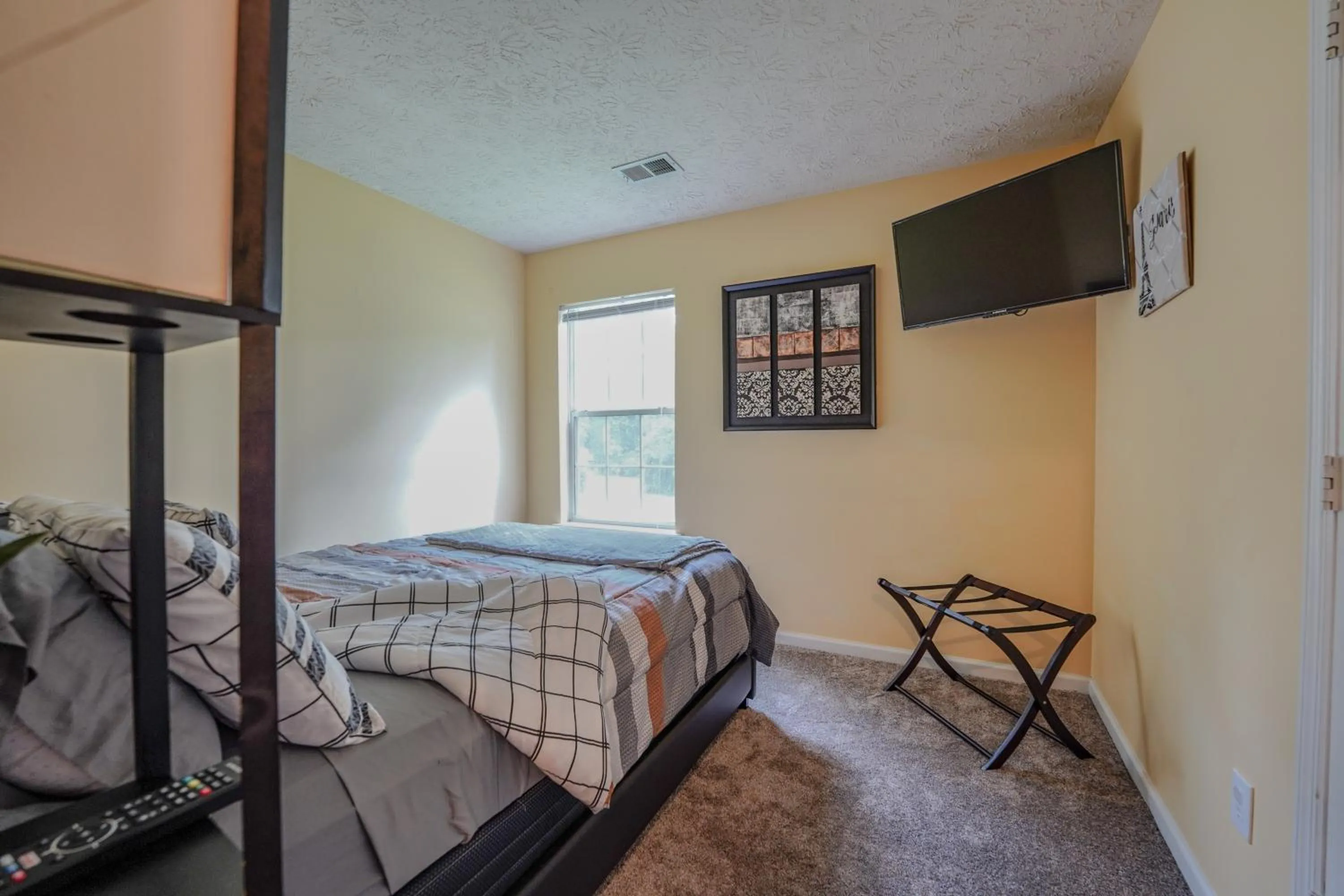 Bedroom, Bed in K & C Mountain View Cottage