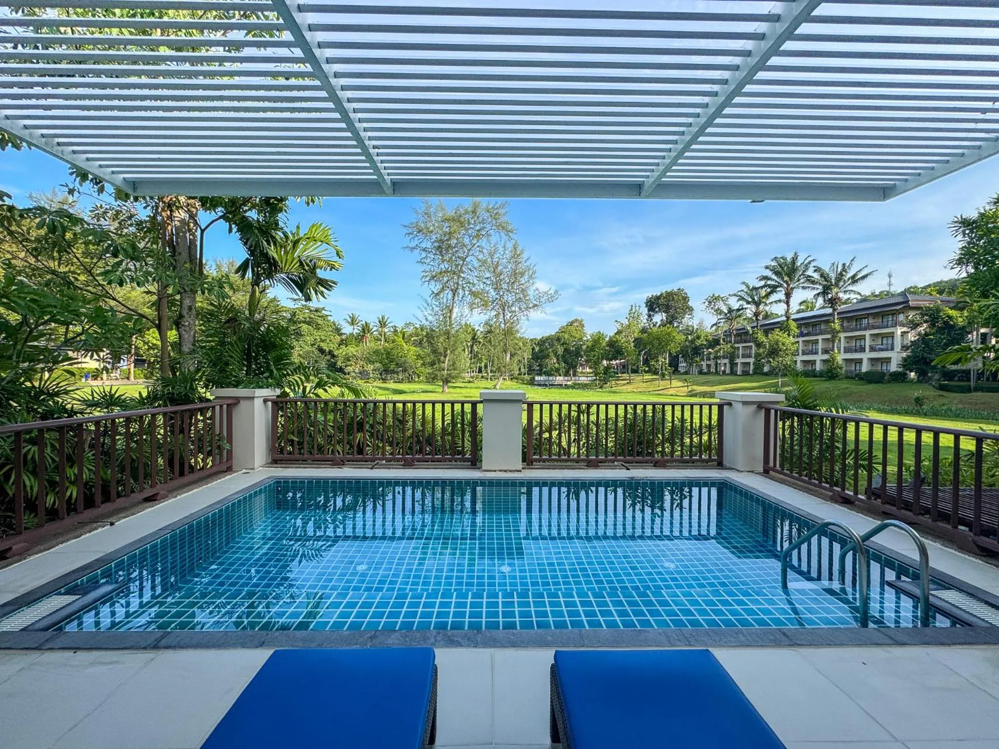 Pool view in Dusit Thani Krabi Beach Resort