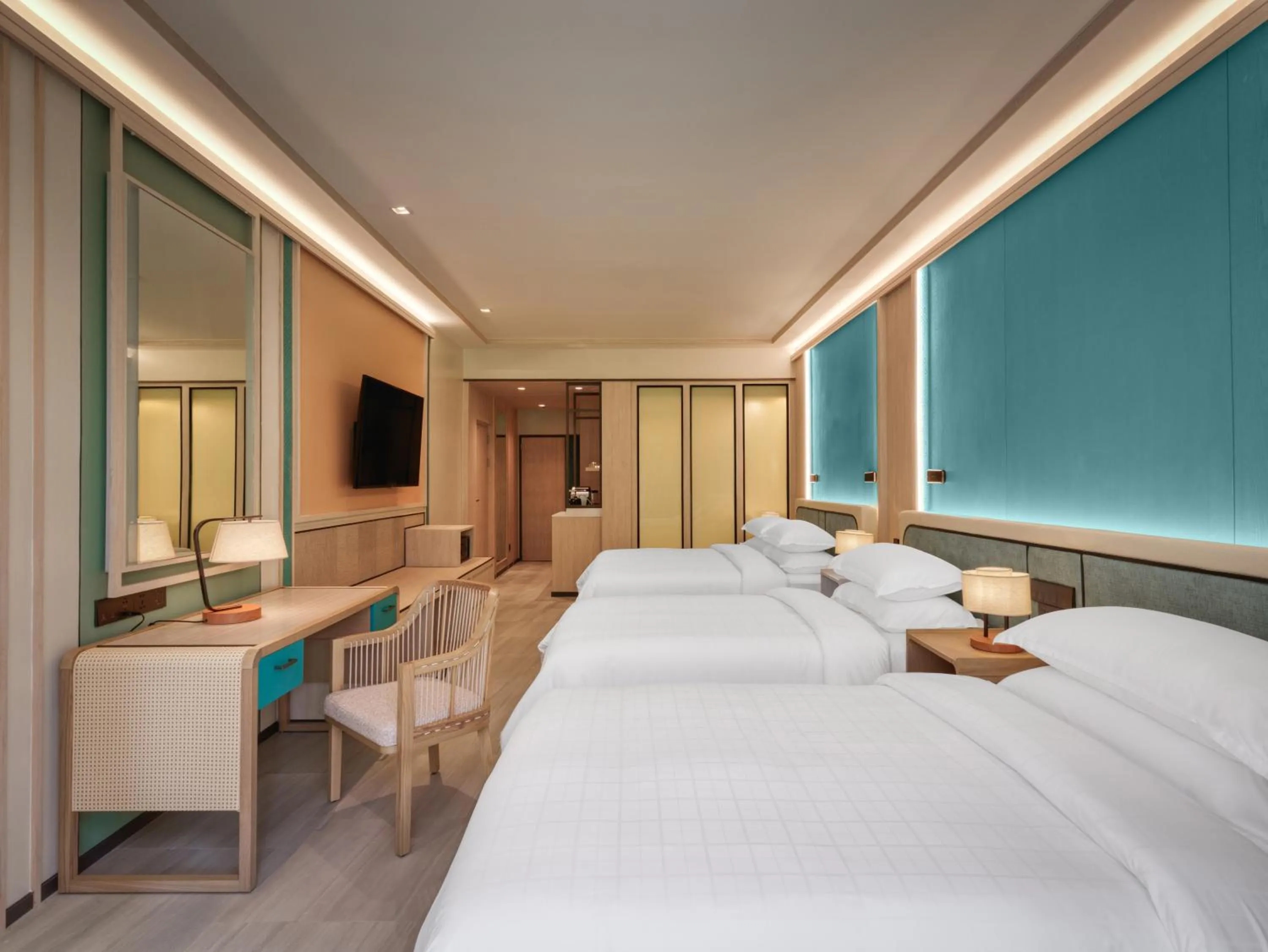 Bedroom, Bed in Dusit Thani Krabi Beach Resort