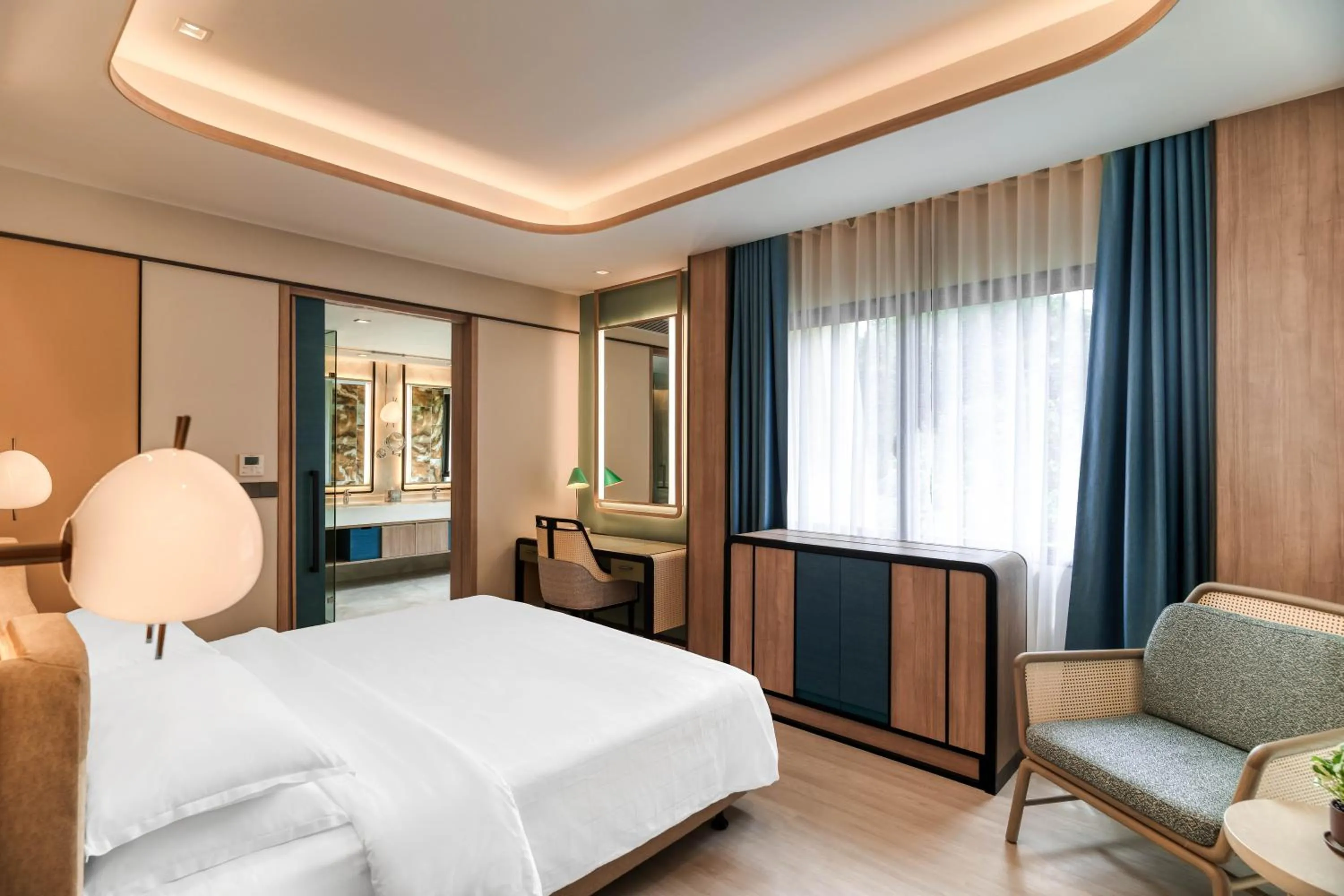 Bedroom, Bed in Dusit Thani Krabi Beach Resort