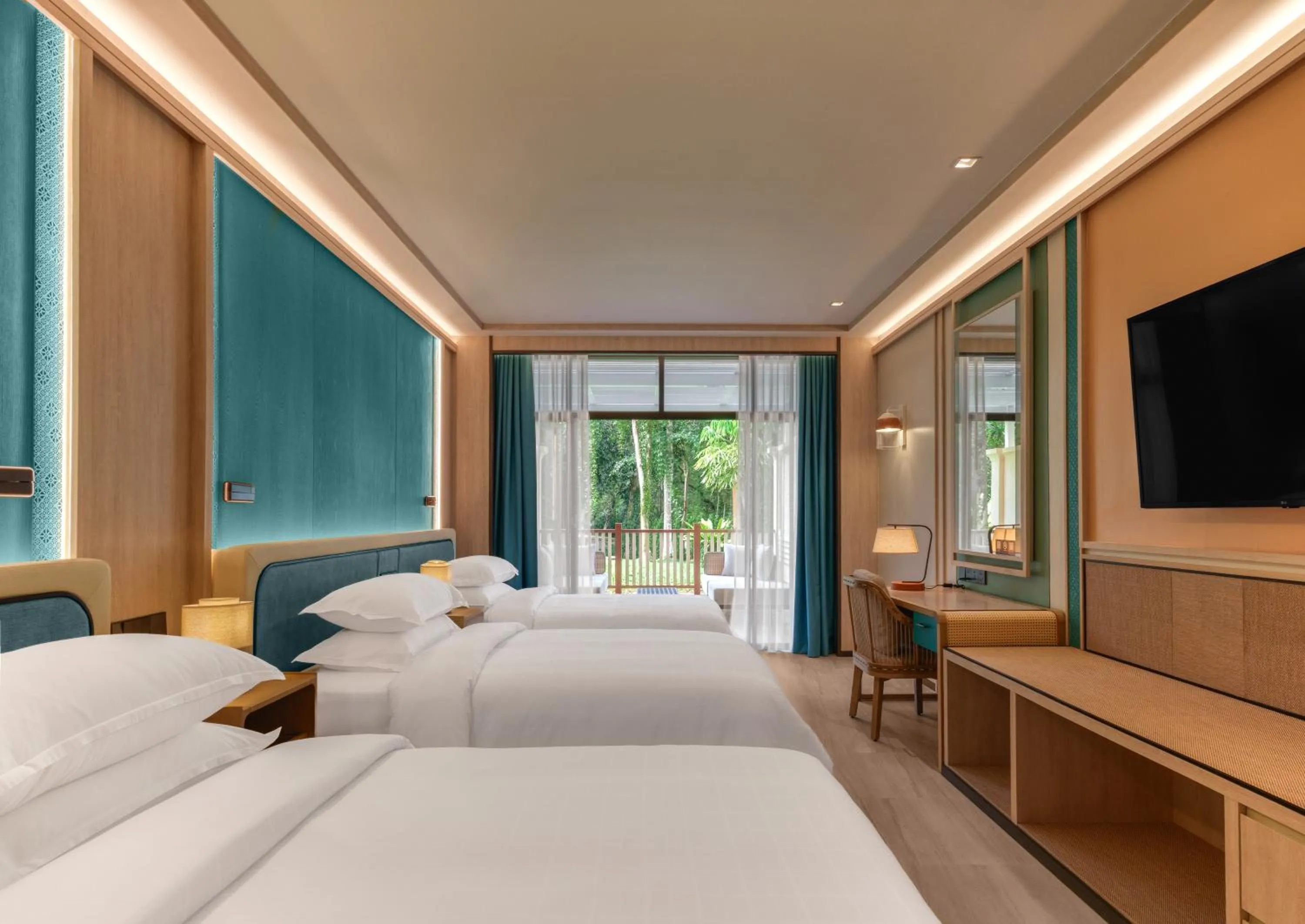 Bedroom, Bed in Dusit Thani Krabi Beach Resort